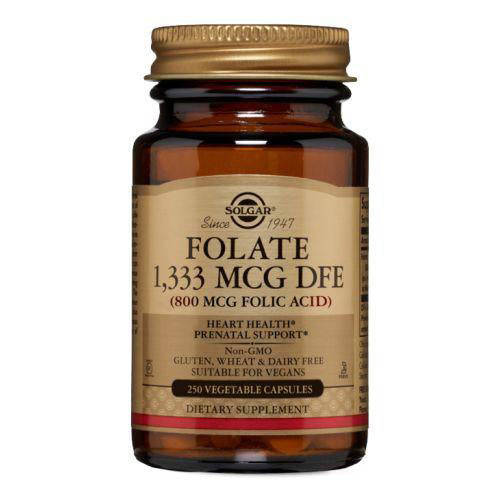 Folate 800 MCG Vegetable Capsules