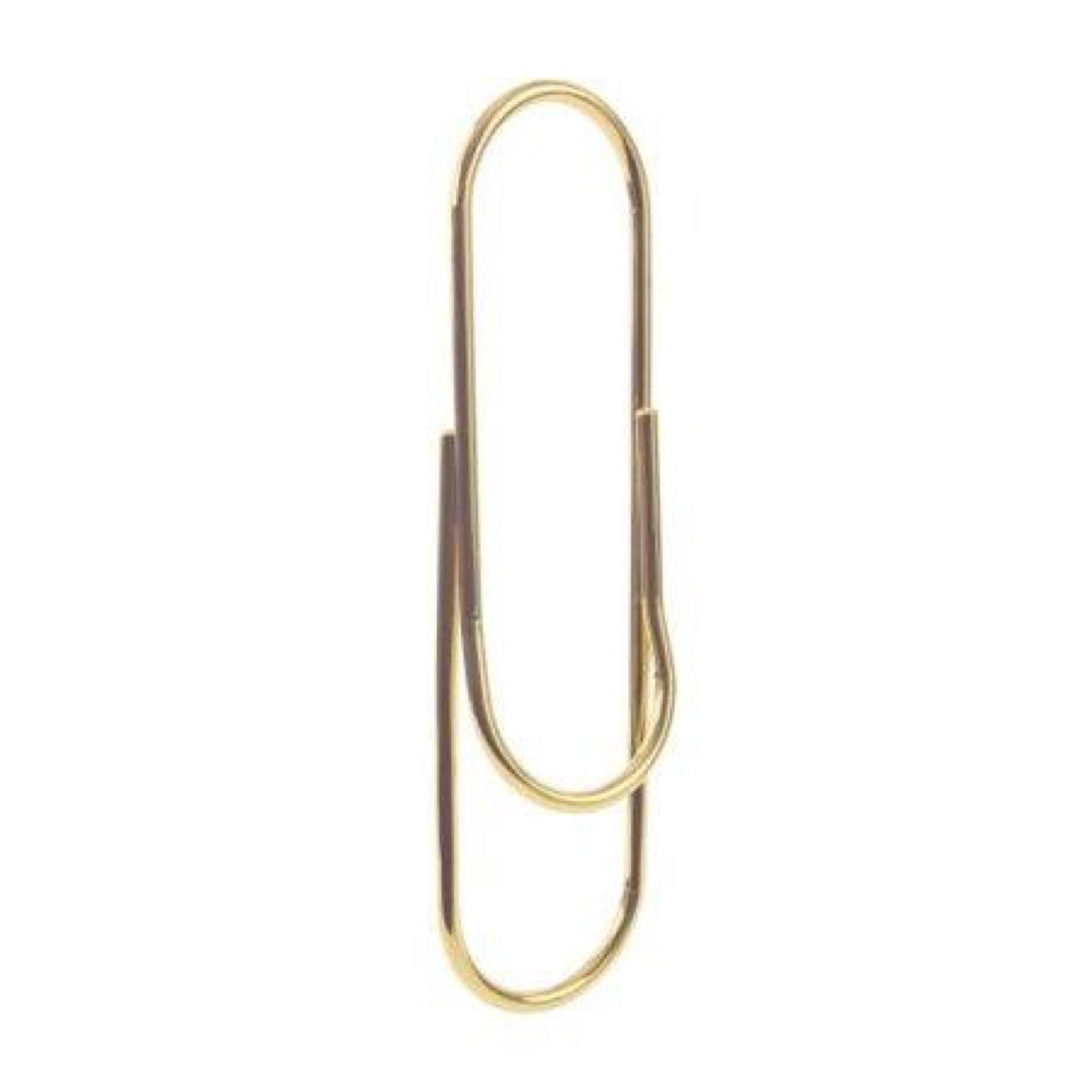 Eccolo Desk Organizer Gold Jumbo Paperclip