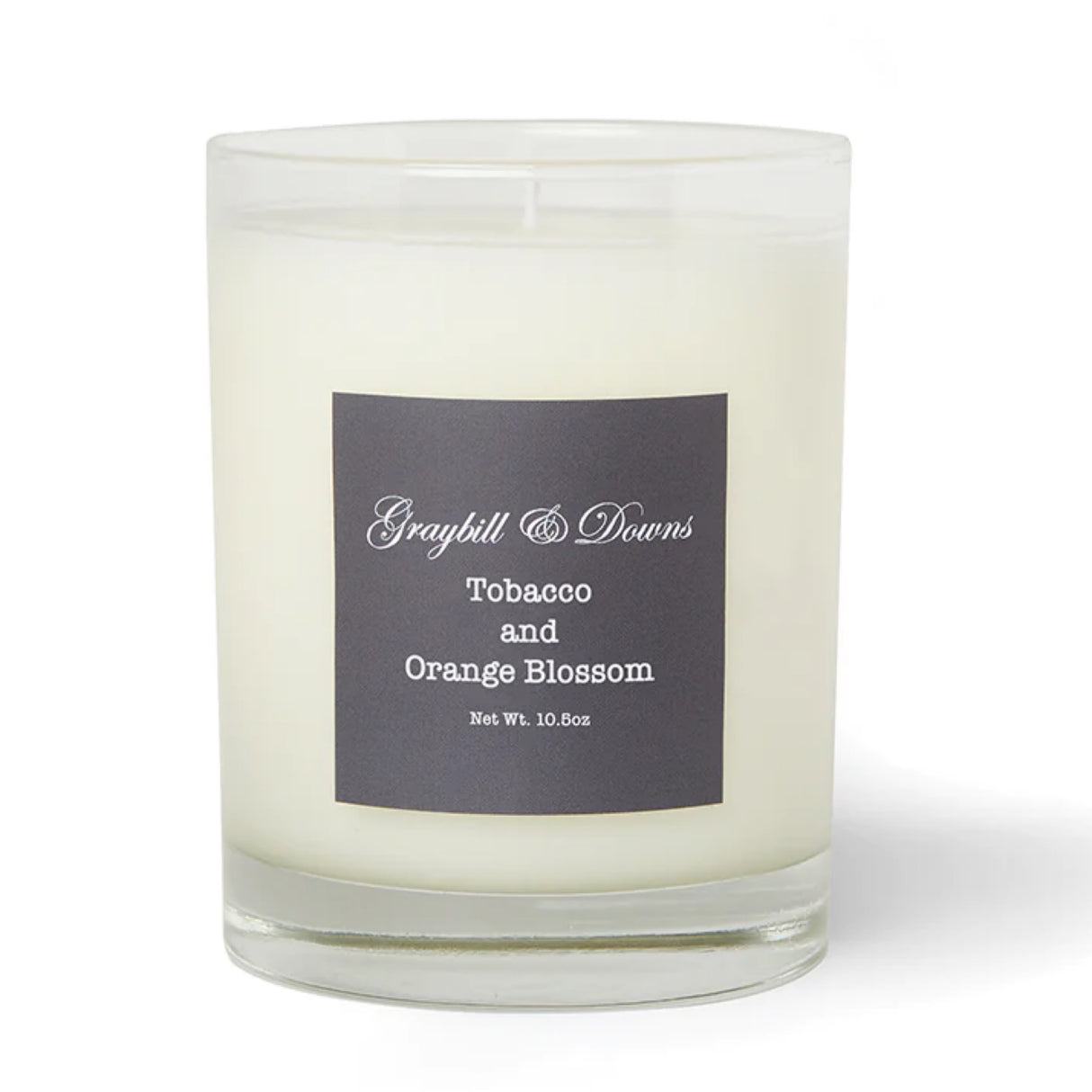 Graybill & Downs Tobacco and Orange Blossom candle