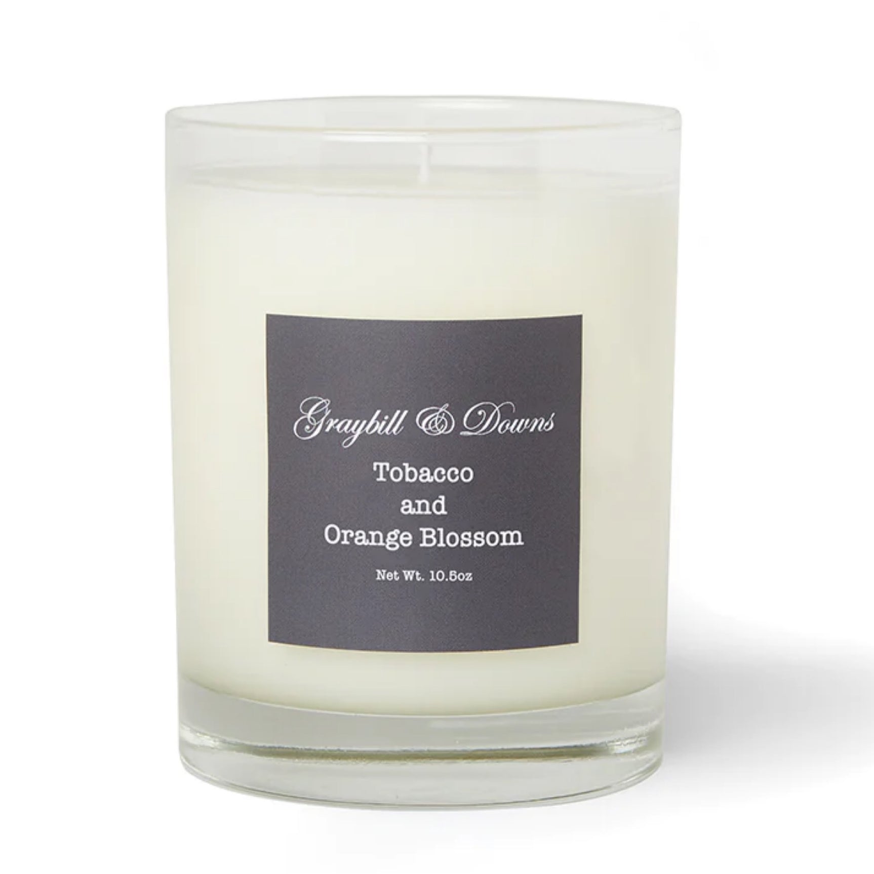 Graybill & Downs Tobacco and Orange Blossom candle