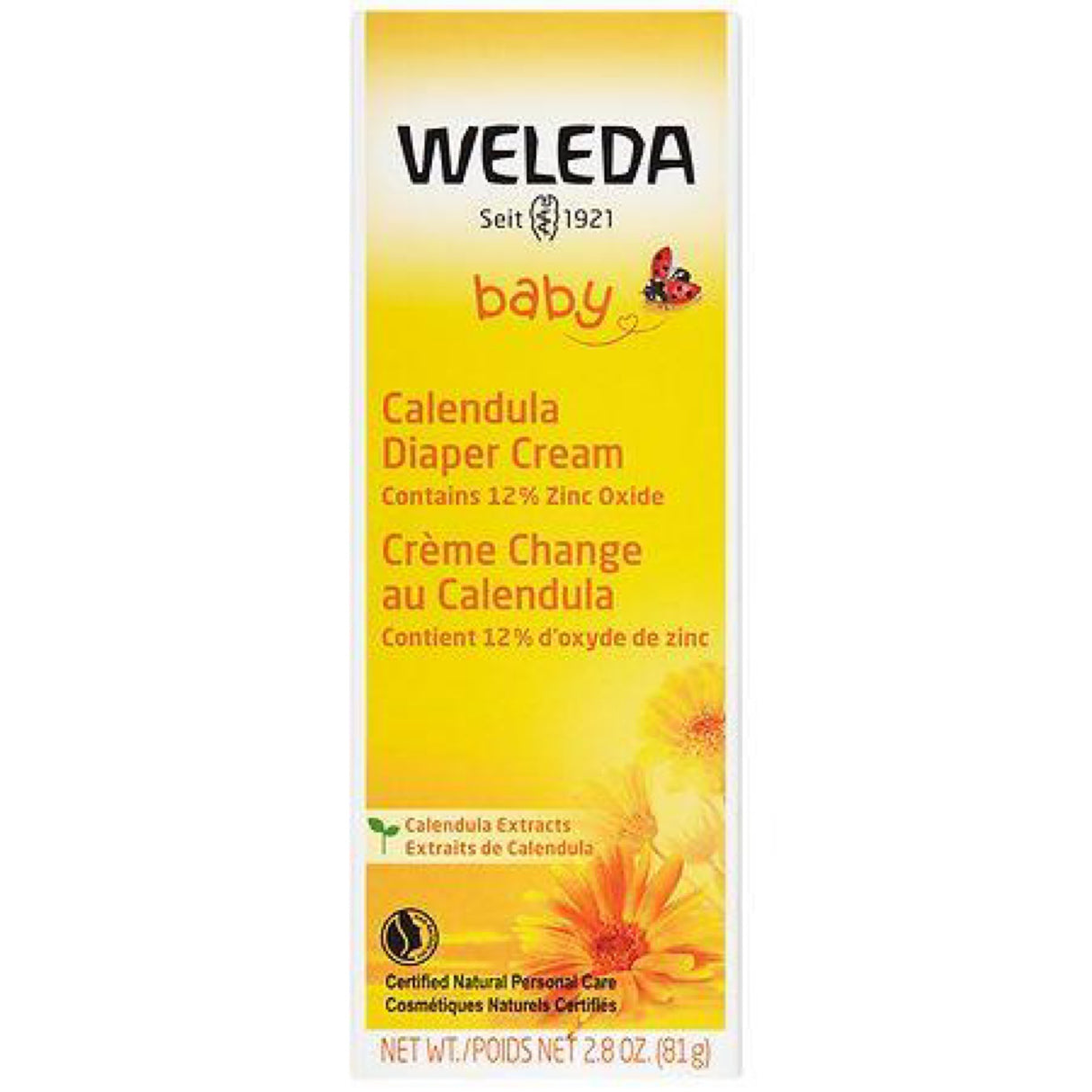 Weleda Calendula Diaper Rash / Zinc Oxide / Cream