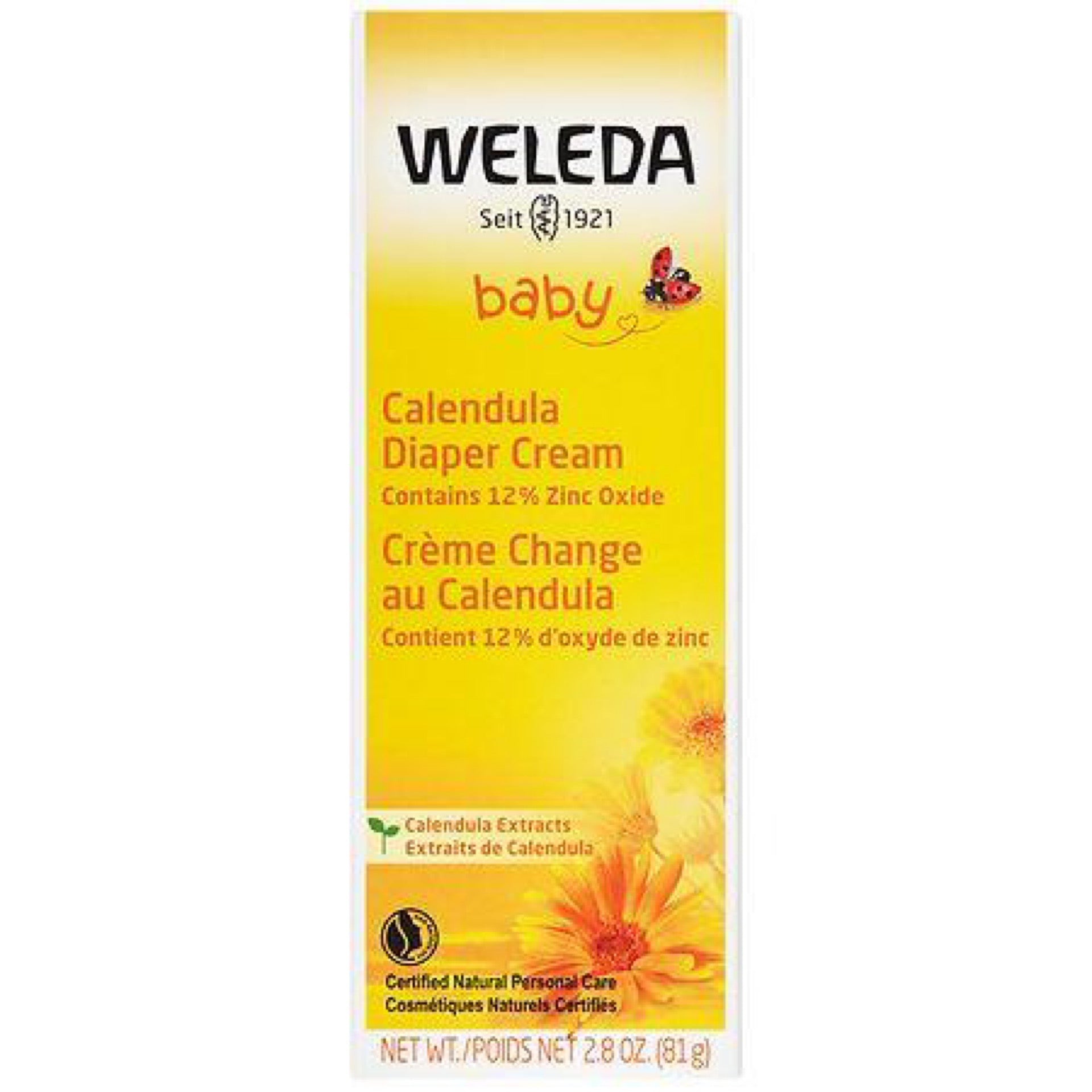Weleda Calendula Diaper Rash / Zinc Oxide / Cream