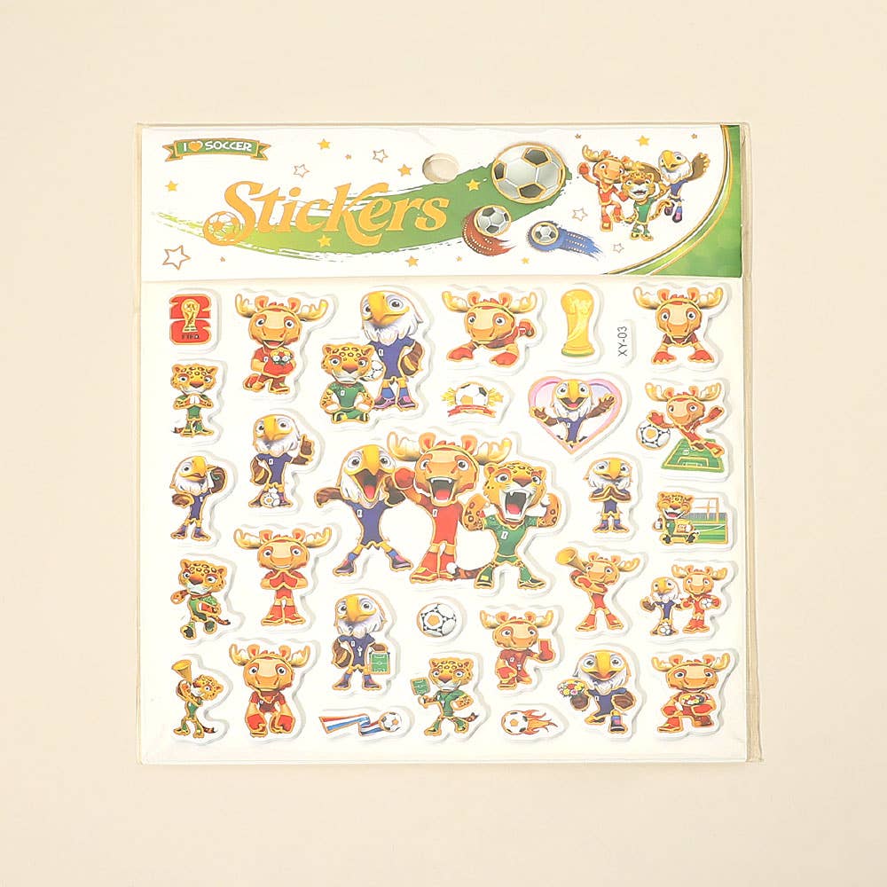 12PCS - FIFA World Cup 2026 Mascot Character Sticker Set