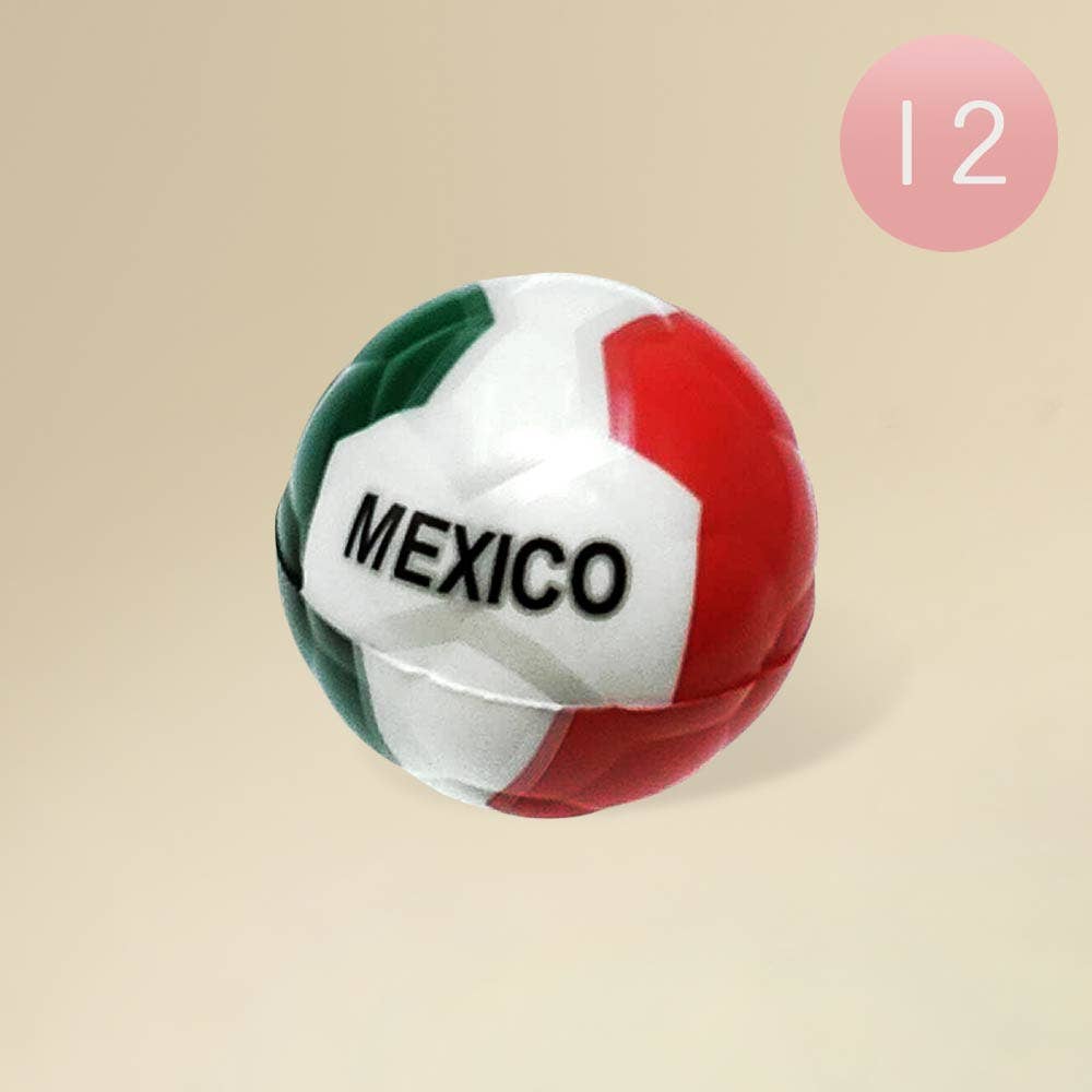 12PCS - Mexico Soccer Ball Squishy Toy
