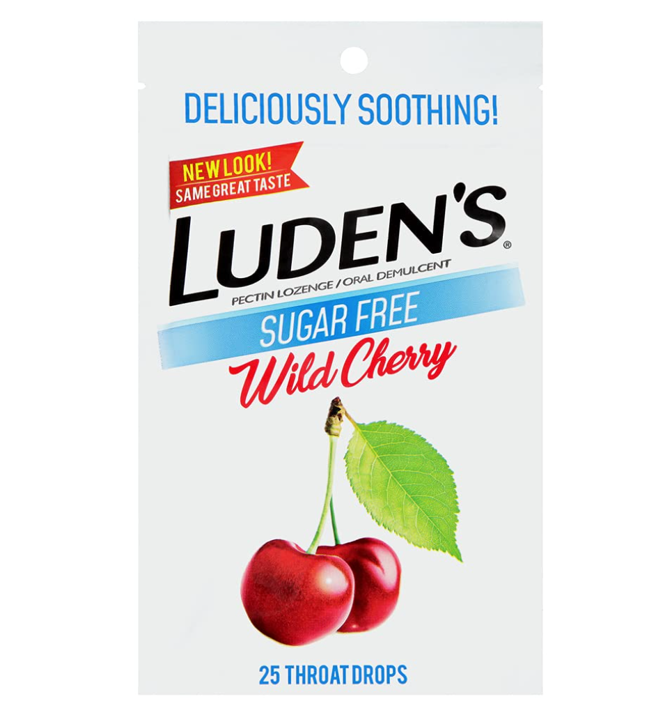 Luden's Deliciously Soothing Throat Drops Wild Cherry Flavor