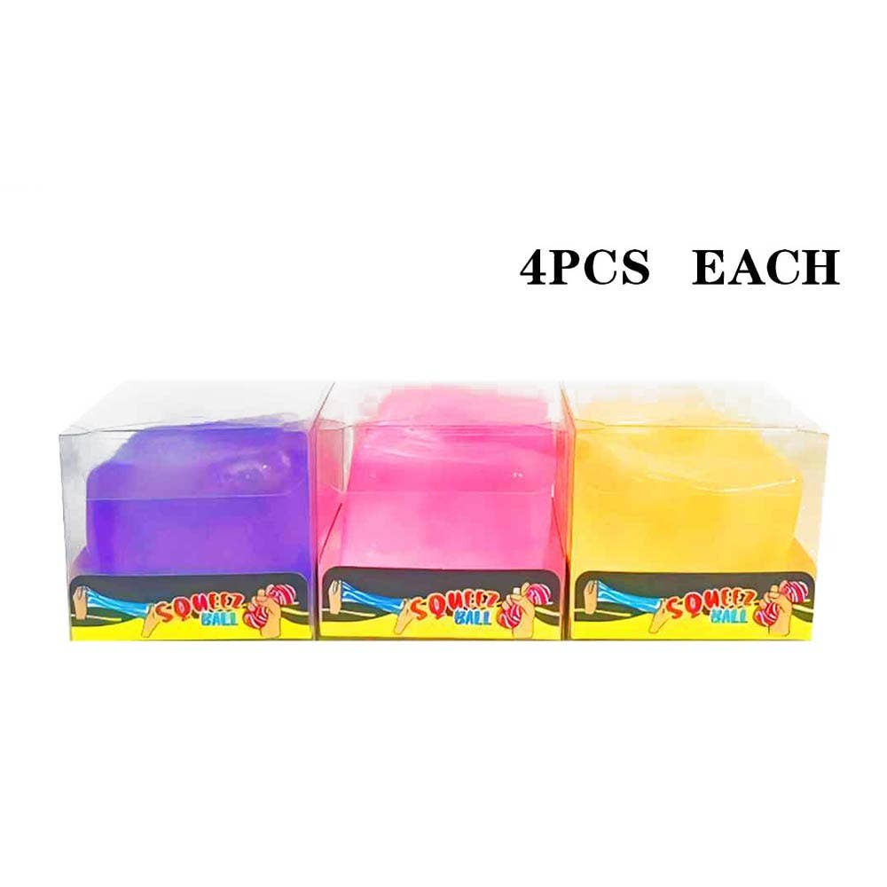 12PCS - Stretchy Cube Squeeze Squishy Stress Relief Toy