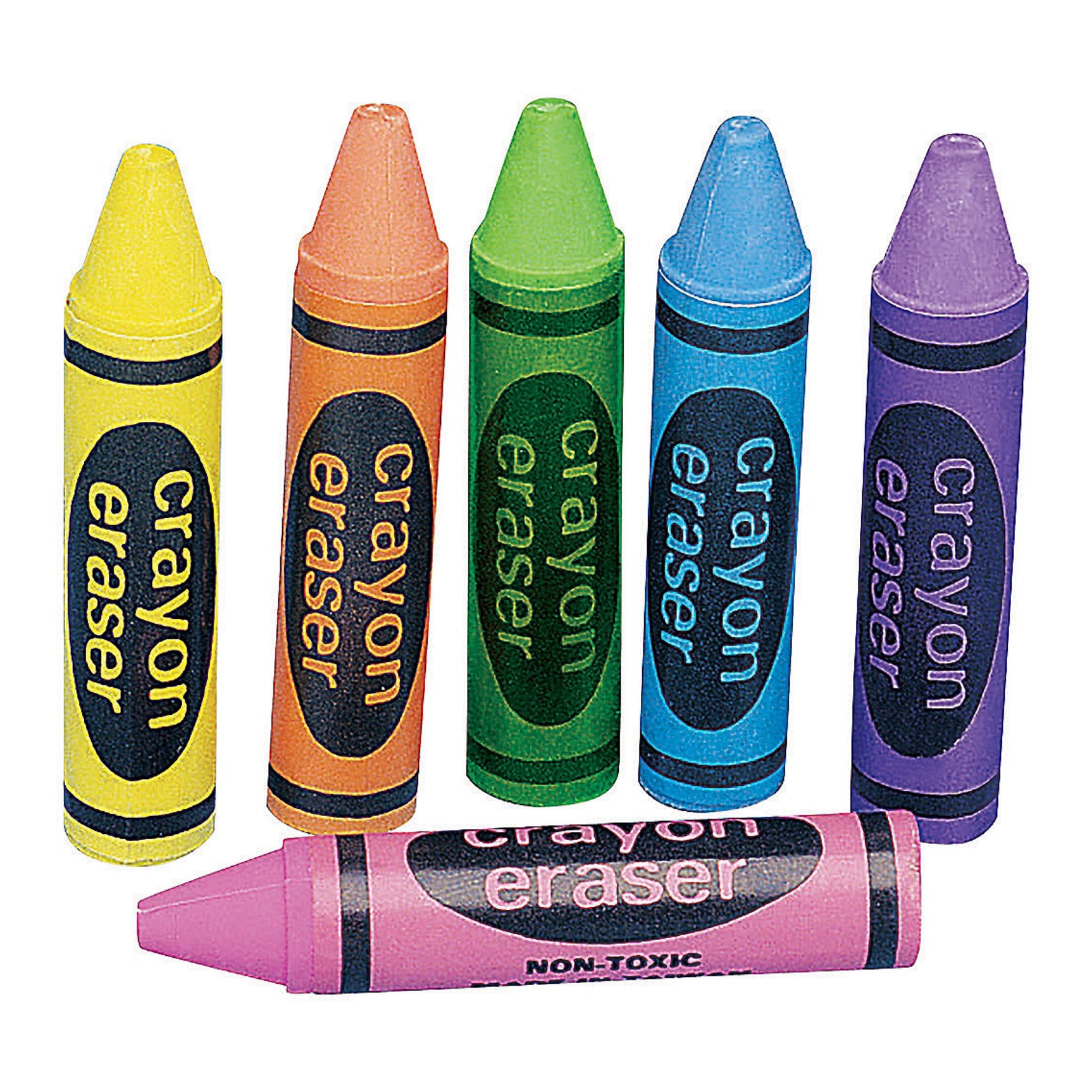 Scented crayon erasers
