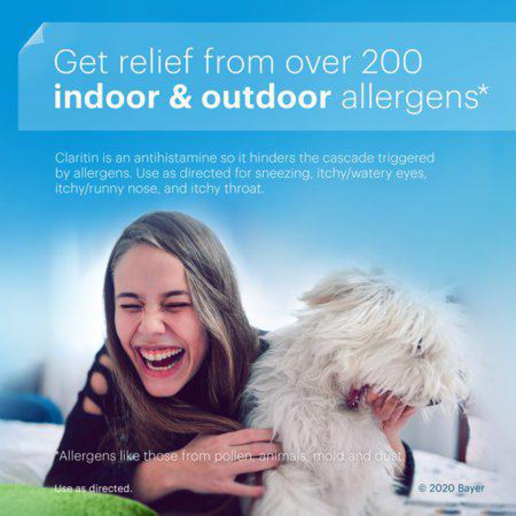 Claritin Allergy Relief 24 Hour Non-Drowsy Loratadine Reditab Dissolving Tablets