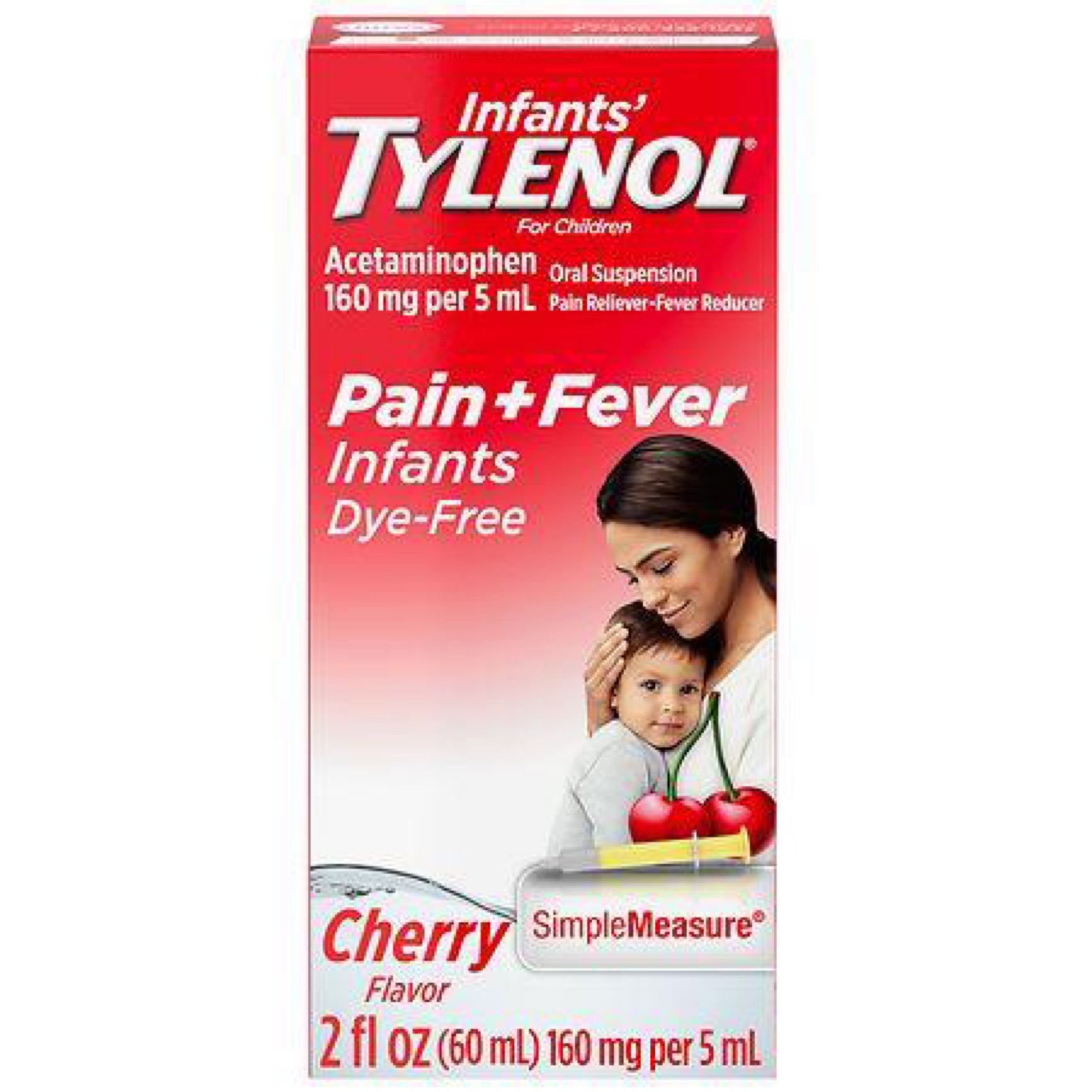 Tylenol para Bebés Suspensión de Acetaminofeno