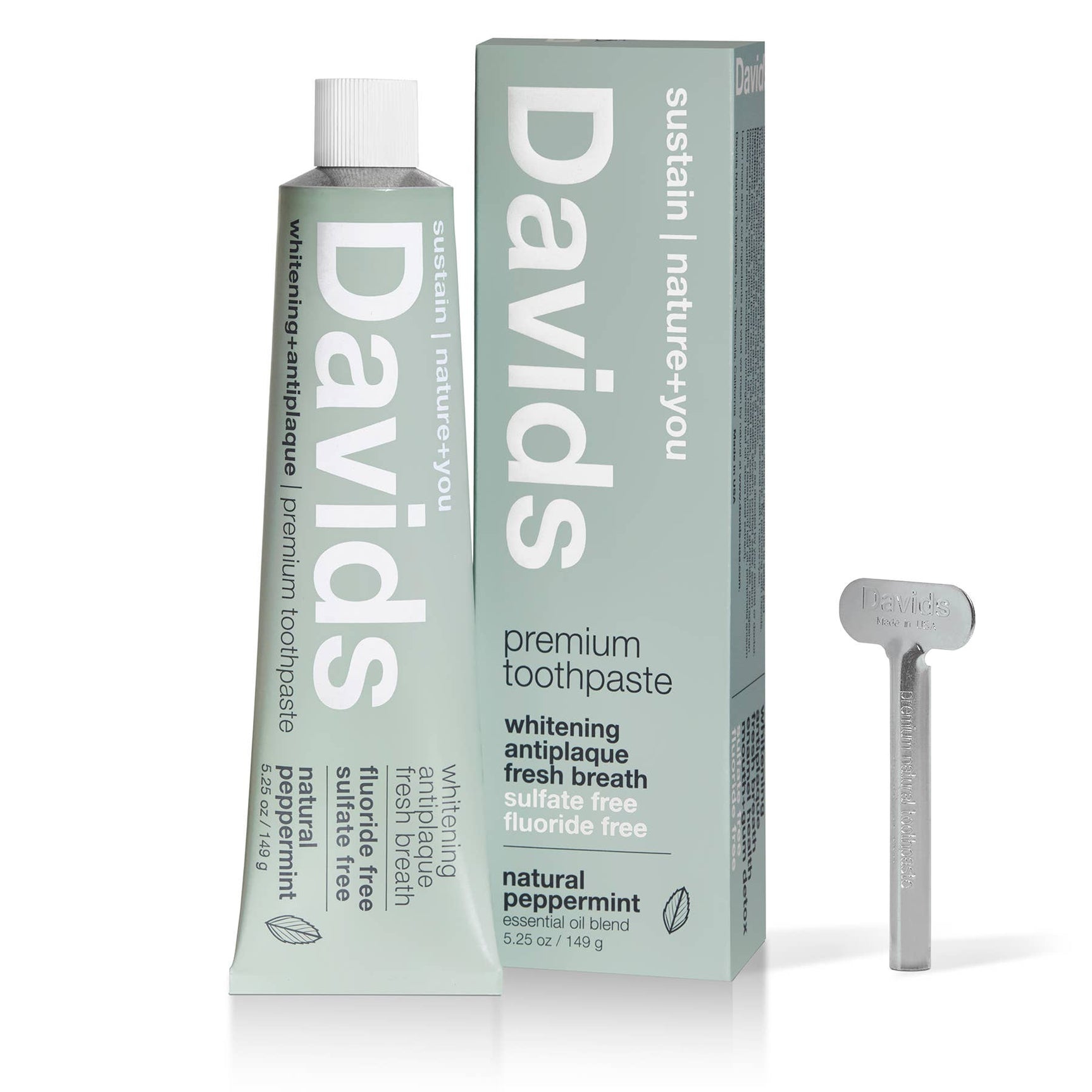 Davids premium toothpaste / peppermint - Image 3