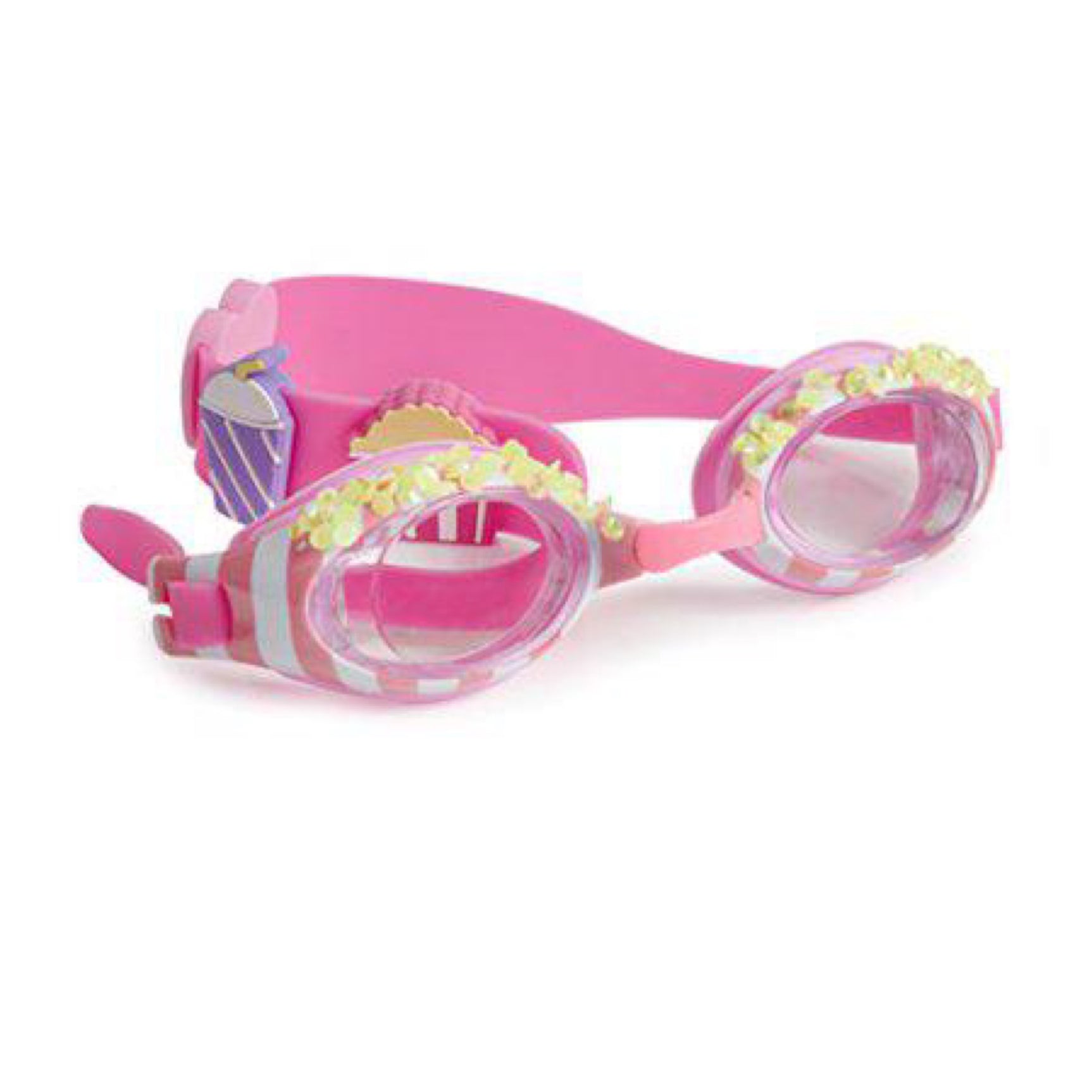 Bling2Go Girl's Bling2O Popped Pink Swim Goggles