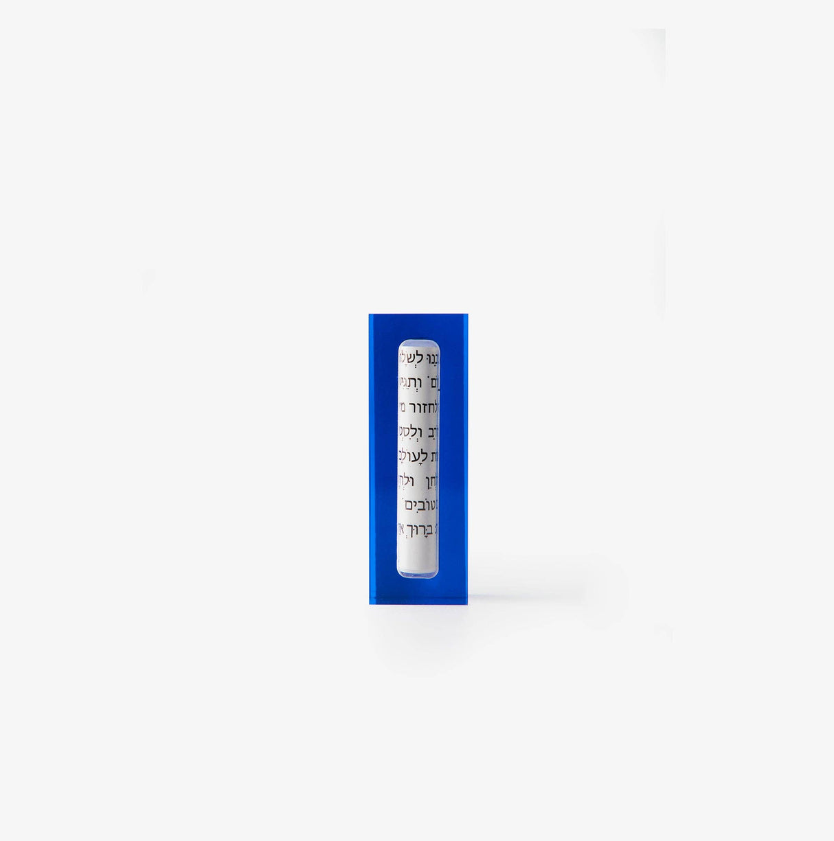Car Mezuzah with Traveler’s Prayer: Multicolor