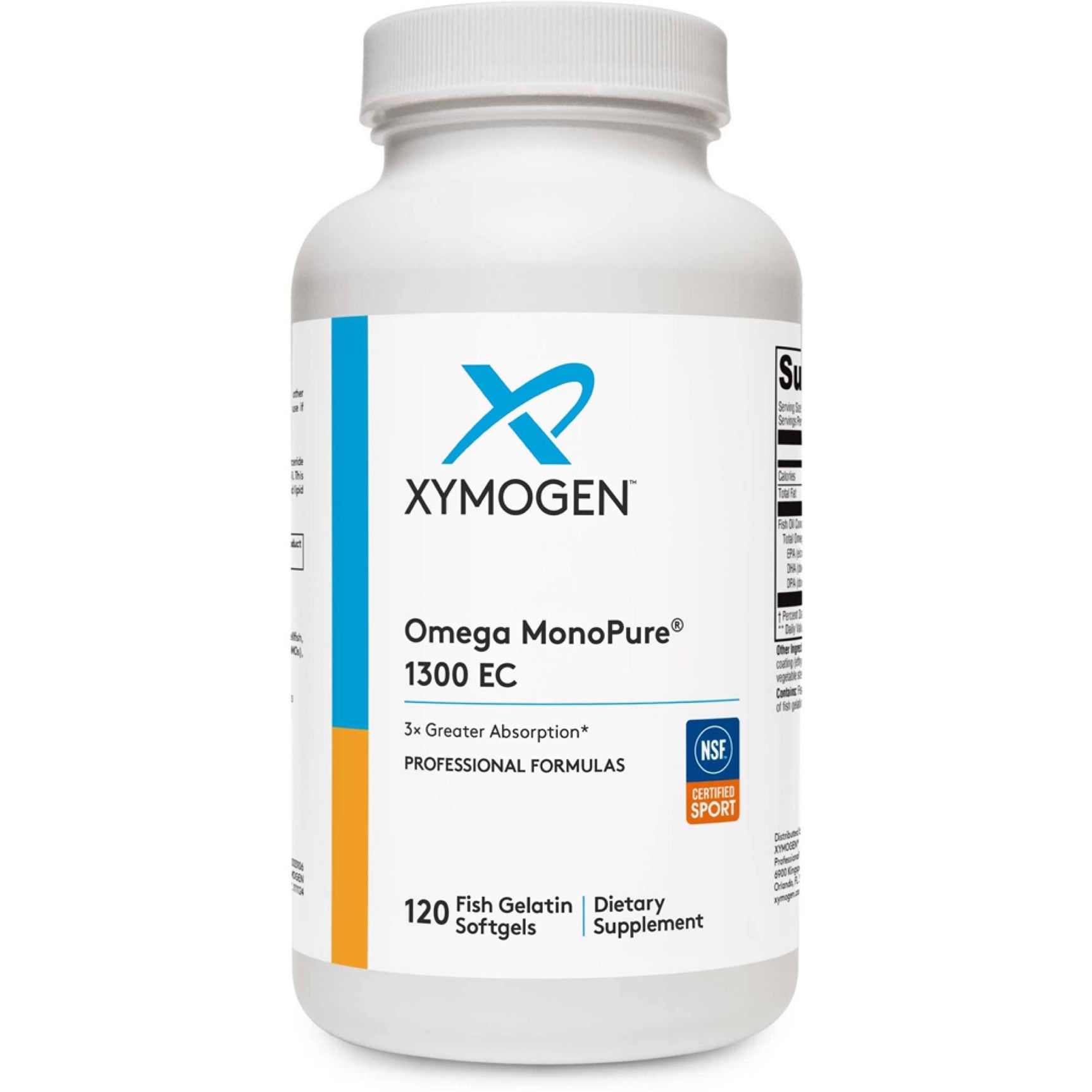 Xymogen Omega Monopure 1300 EC Cápsulas Blandas