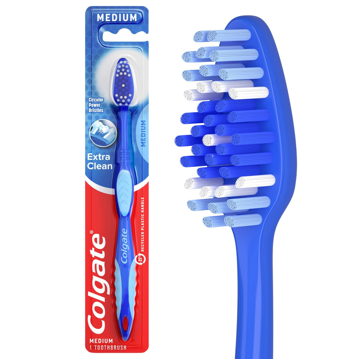 Central Sales Company Colgate Extra Clean Full Head Toothbrush, Medium, 1 ea