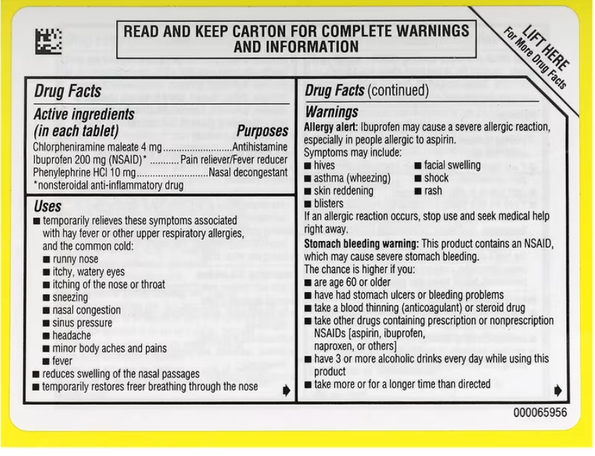 Advil, Allergy & Congestion Relief, 20 Coated Tablets