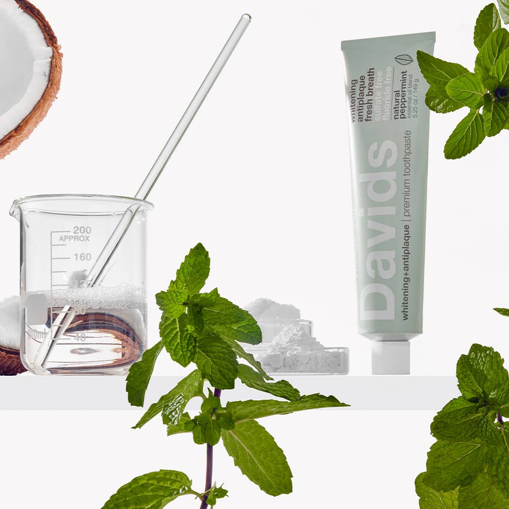 Davids premium toothpaste / peppermint - Image 5