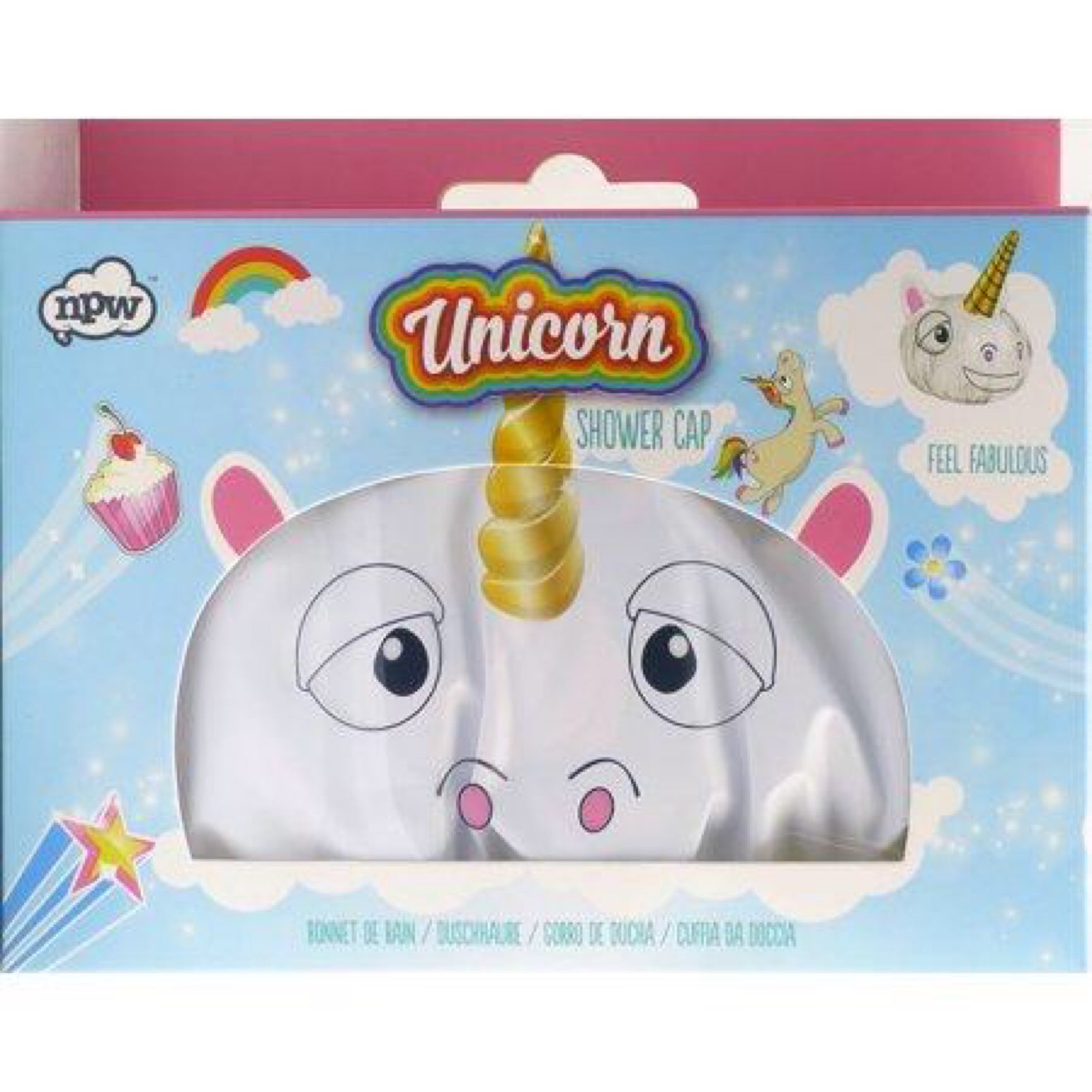 Gorro de ducha Unicornio npw