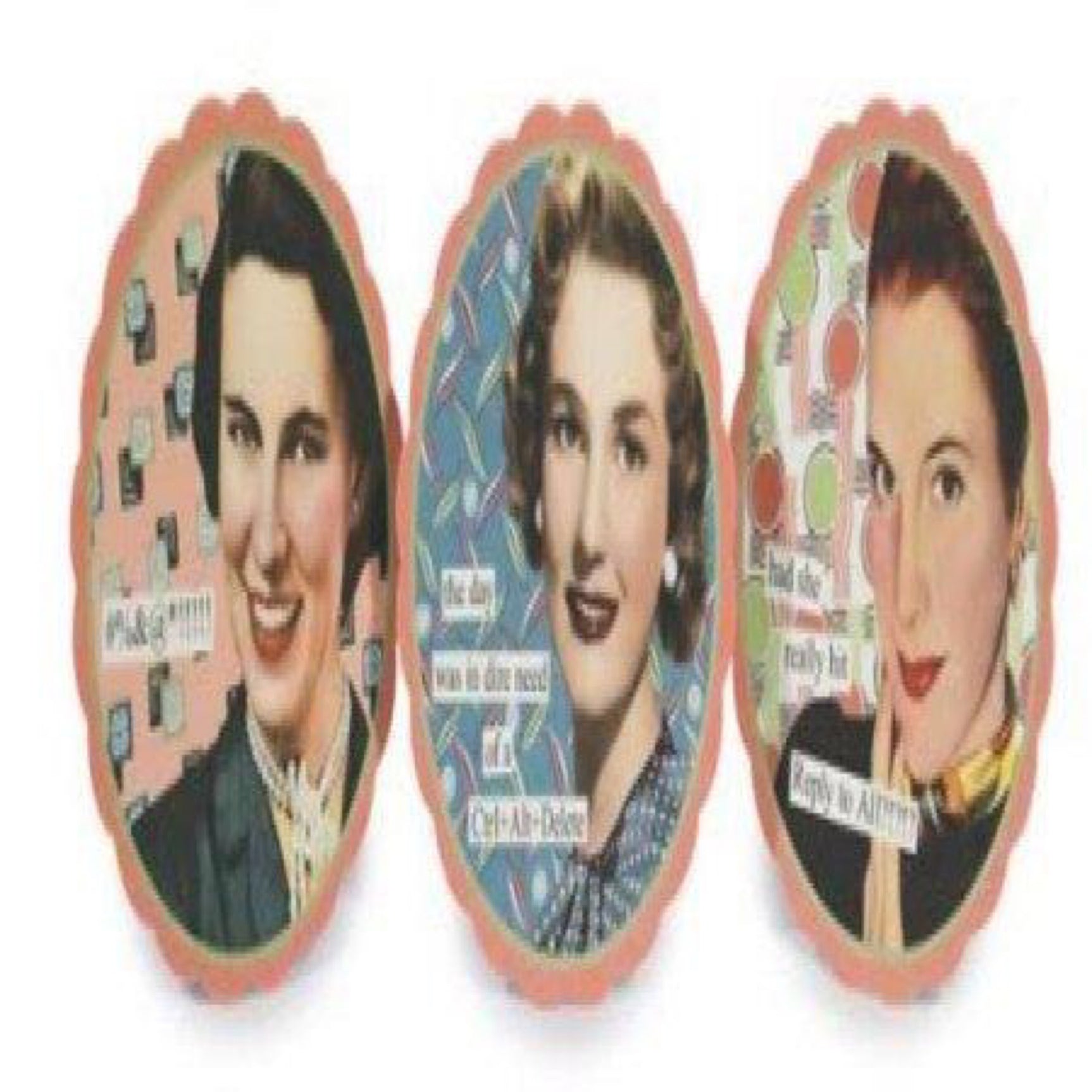 Anne Taintor Round Coaster Set