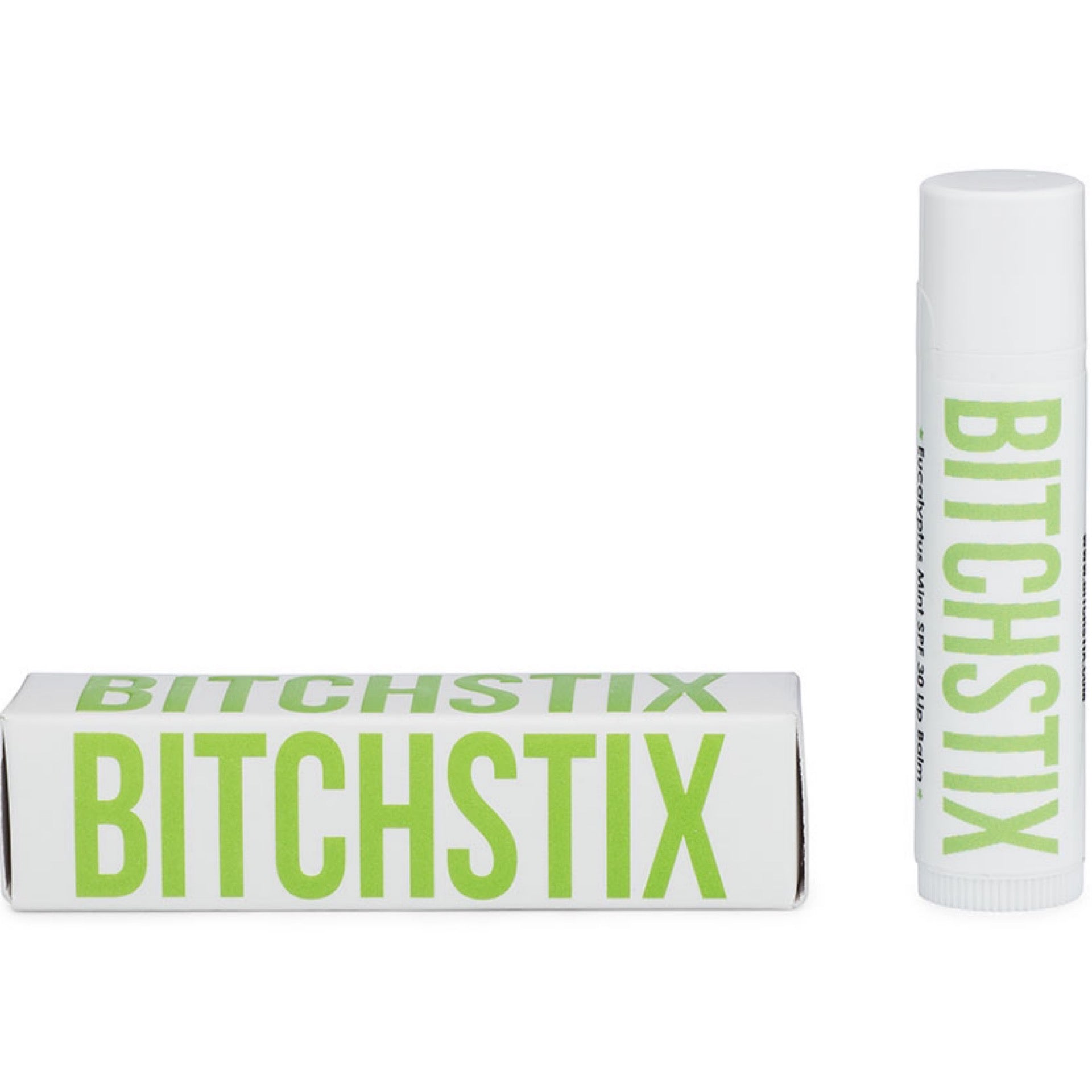 Bitch Stix eucalyptus mint SPF 30 lip balm