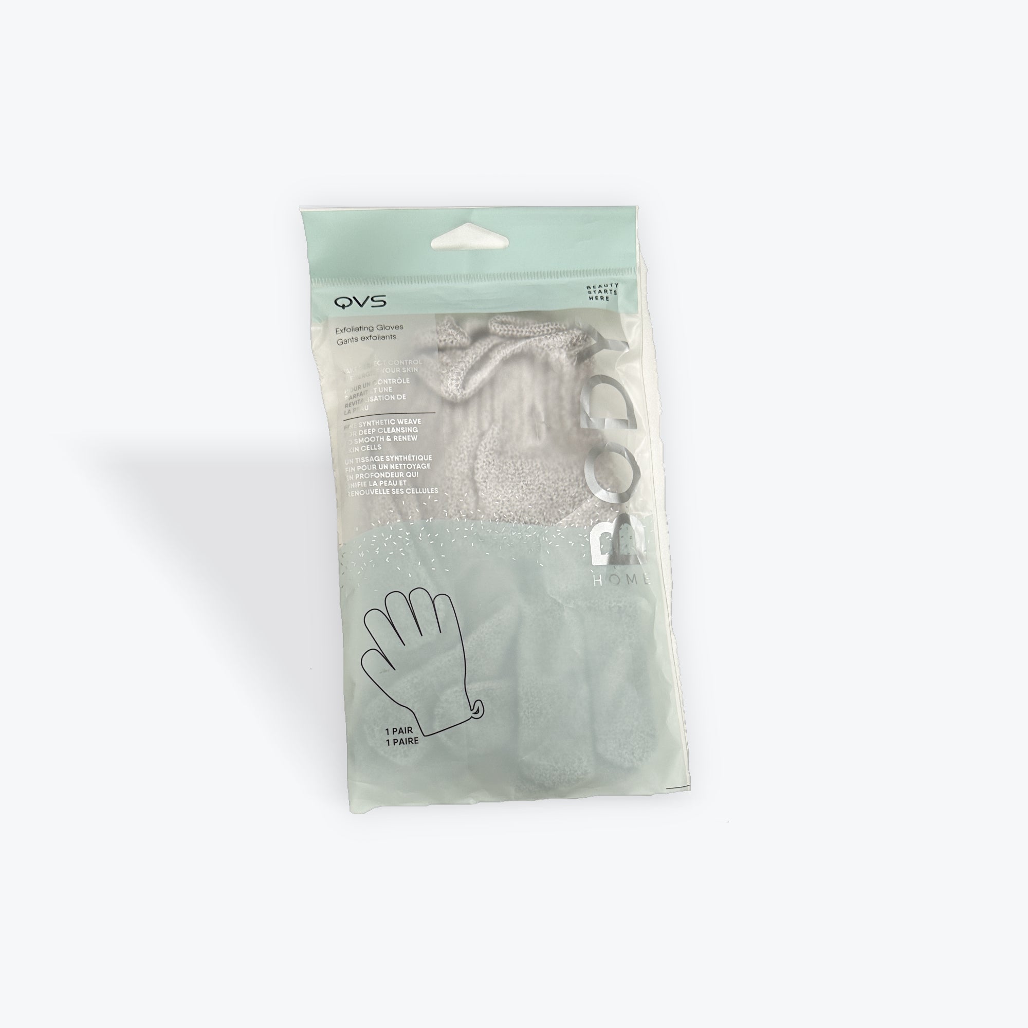 QVS Exfoliating Gloves One Pair