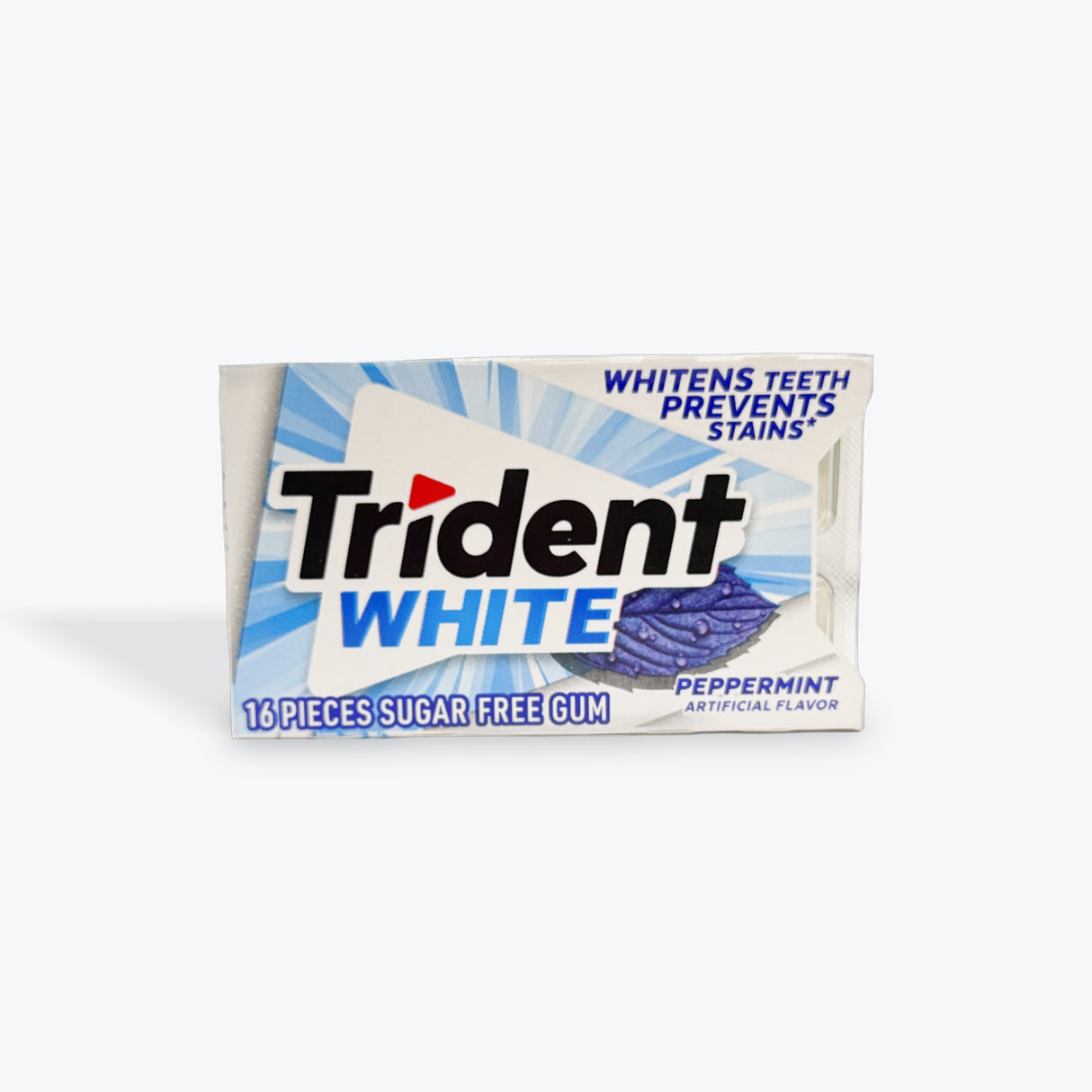 Trident Peppermint Sugar Free White Gum