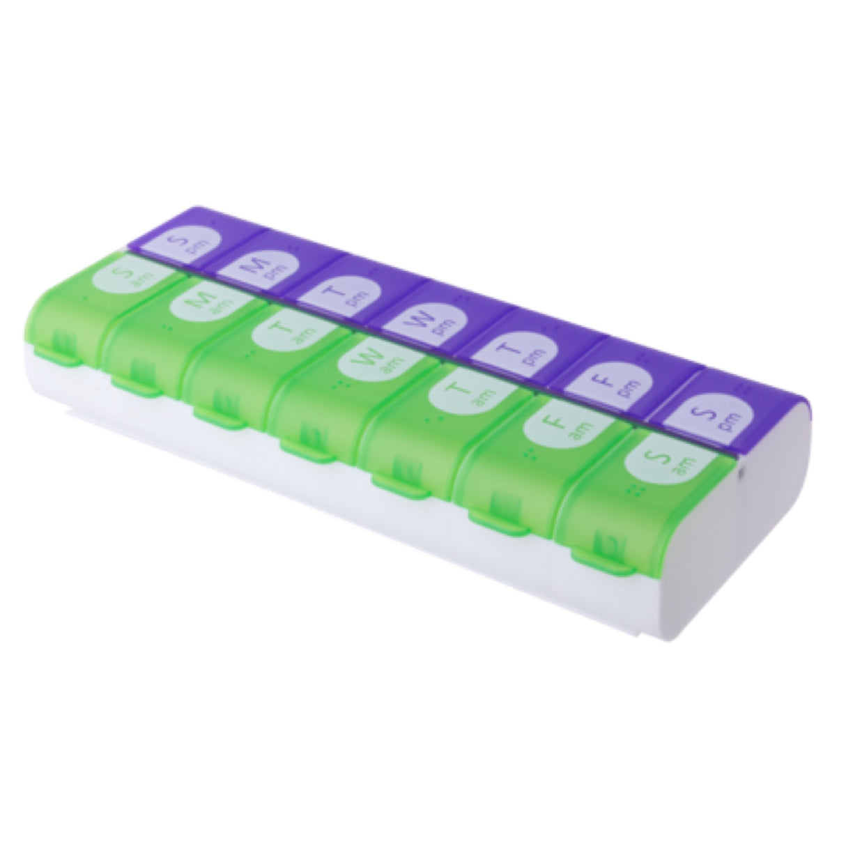Ezy Dose Weekly (7-Day) Am/PM Pill Organizer Compartments Times A Day