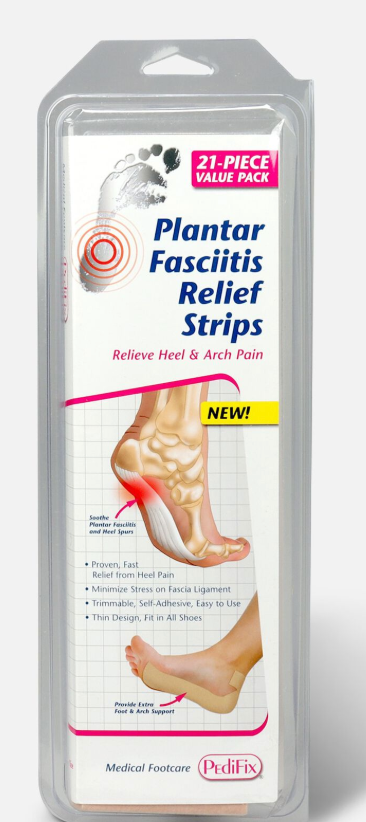 Pedifix Plantar Fasciitis Relief Strips One Size Fits Most