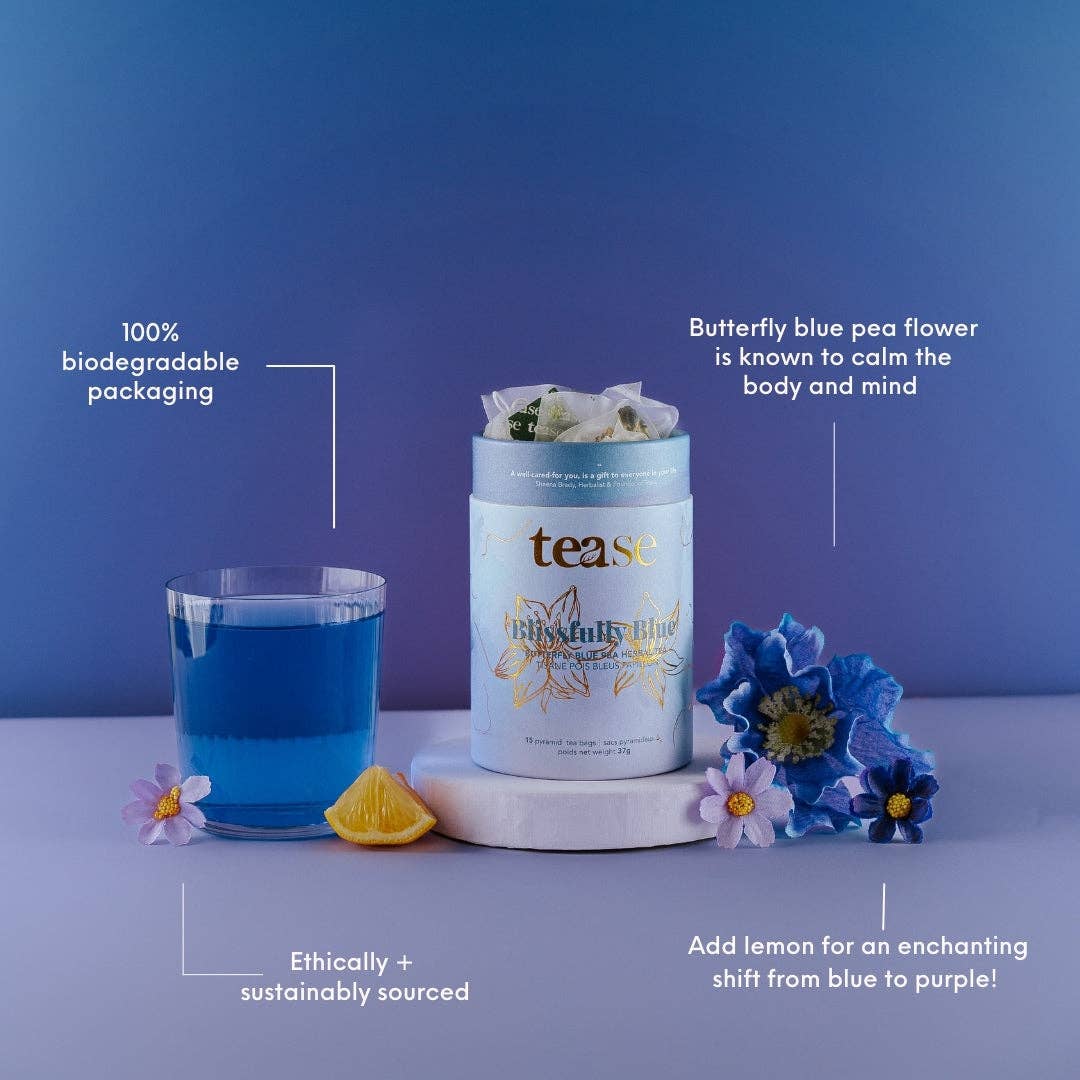 Blissfully Blue  | Mood Boosting, All Natural Herbal Tea