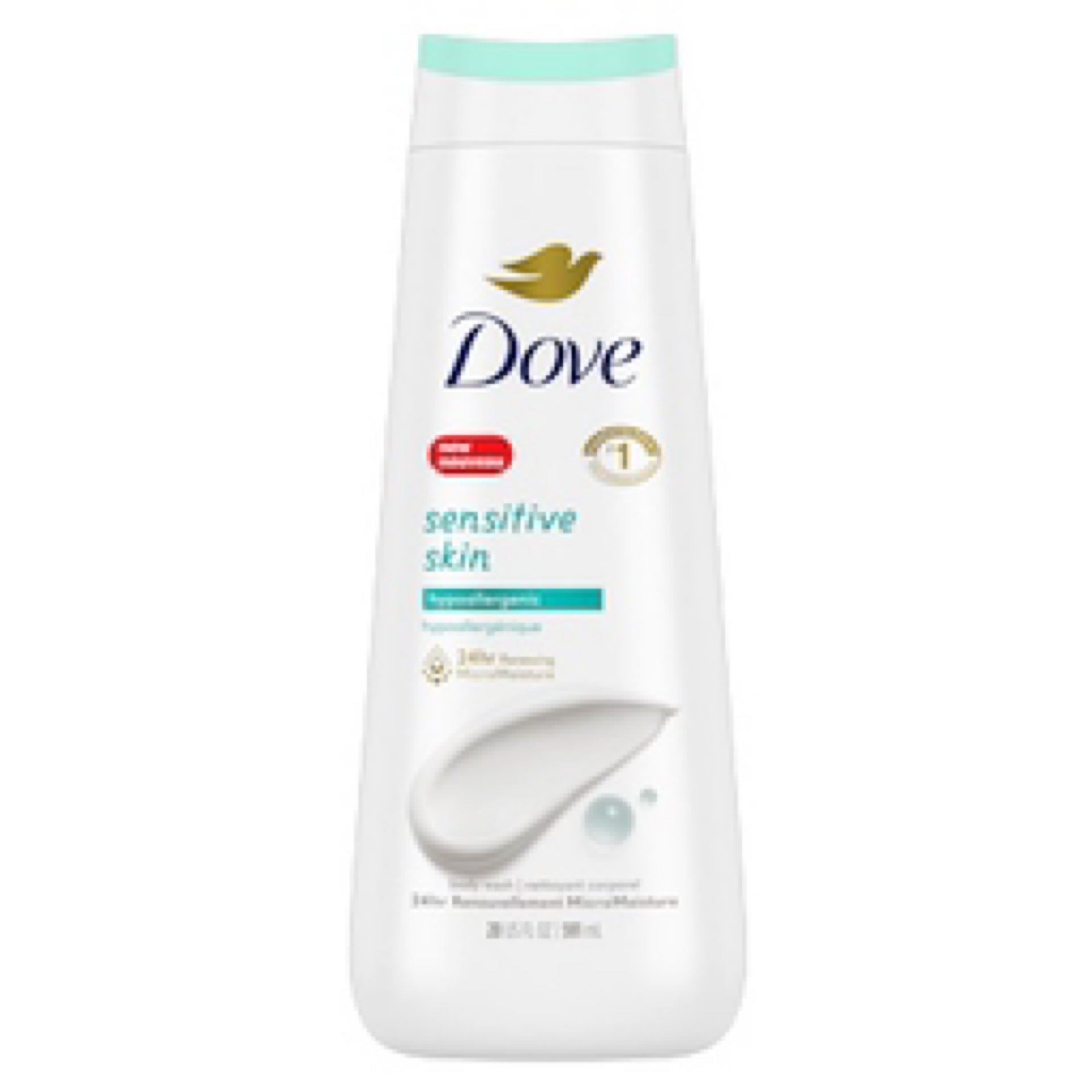 Dove Sensitive Skin Liquid Body Wash Hypoallergenic & Sulfate Free 11oz