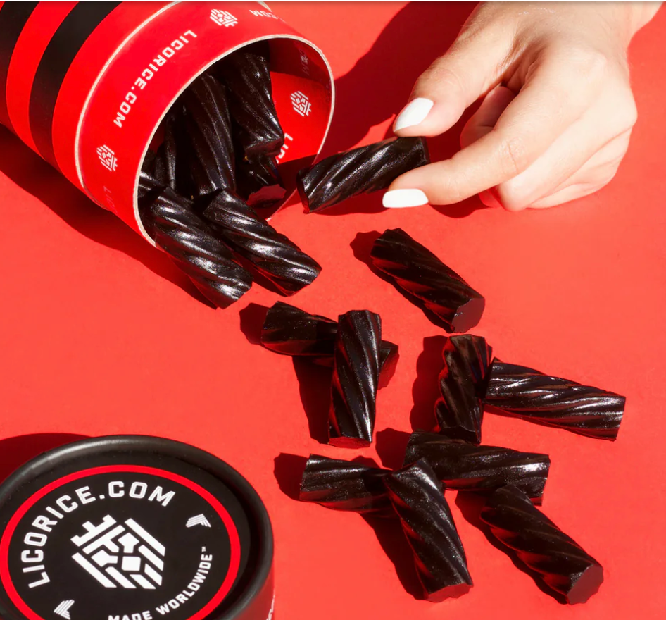 Classic Black Licorice - Australian Twists - (8oz Tube) - Image 3