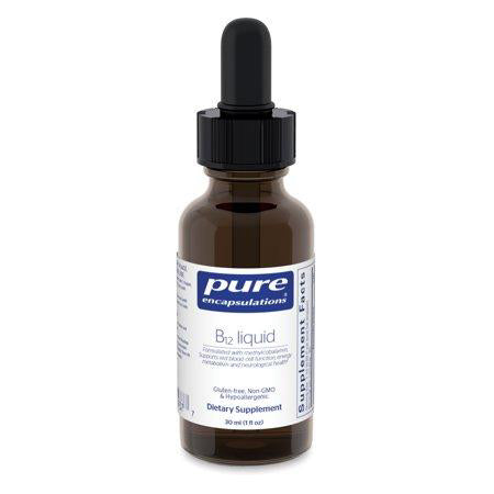 Pure Encapsulations B12 Liquid | 1 000 MCG Vitamin B12 (Methylcobalamin) Supplement to Support Nerves Health * | 1 Fl. oz