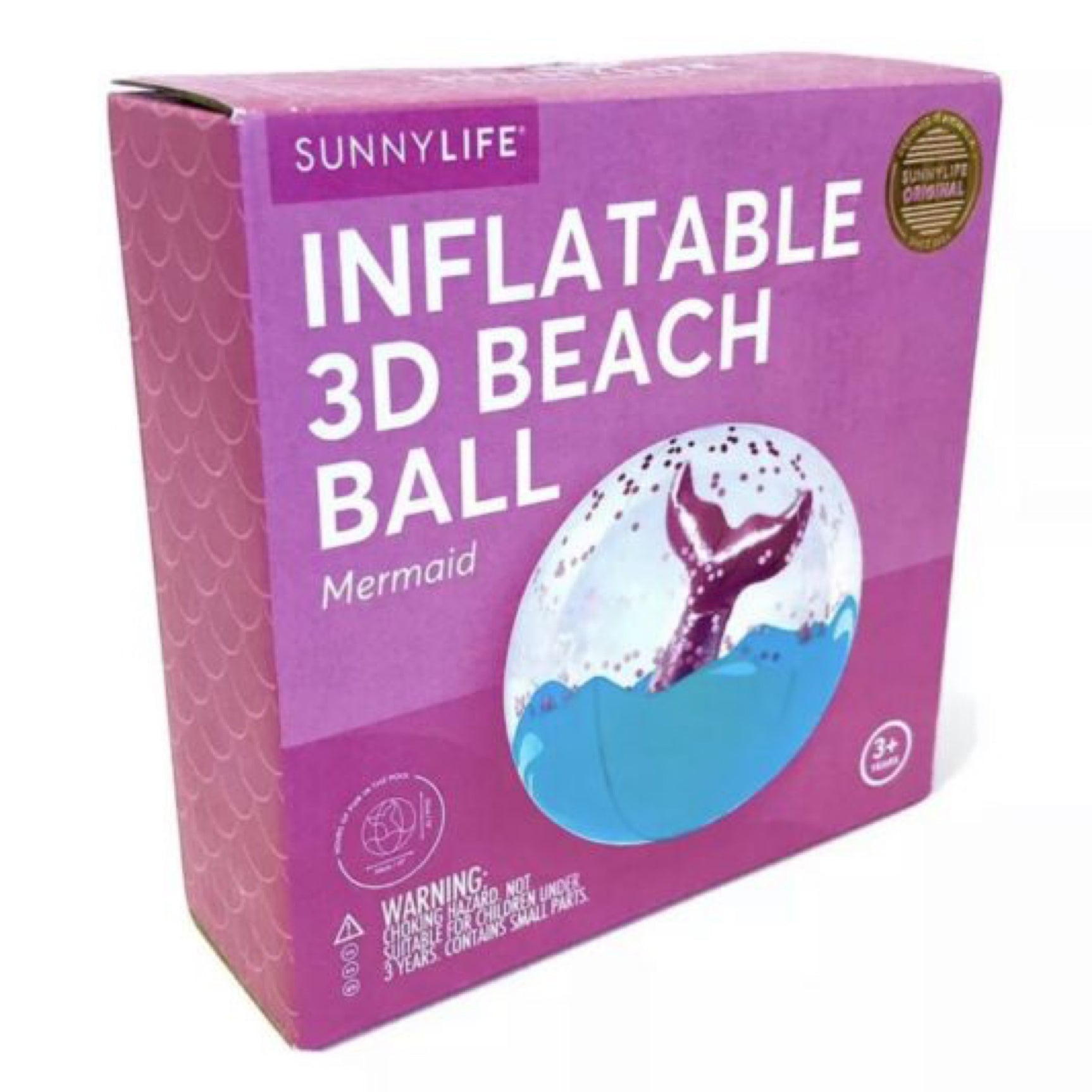 Sunny Life SunNylife 3D Mermaid Inflatable Beach Ball - Sale Little Mermaid Pool Party