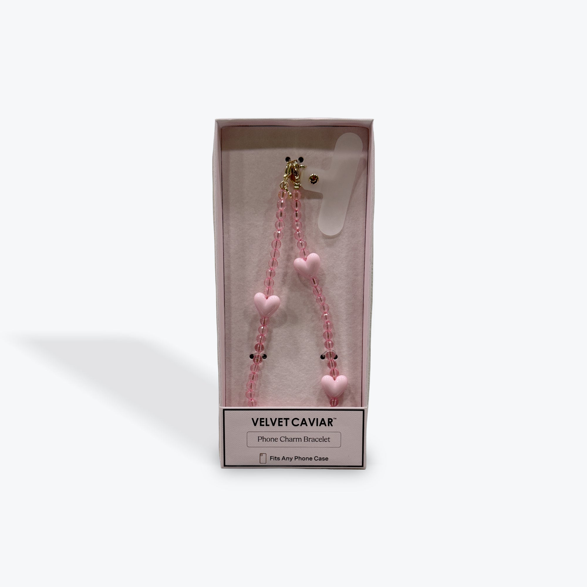 Pink Heart - Velvet Caviar Phone Charm Bracelet