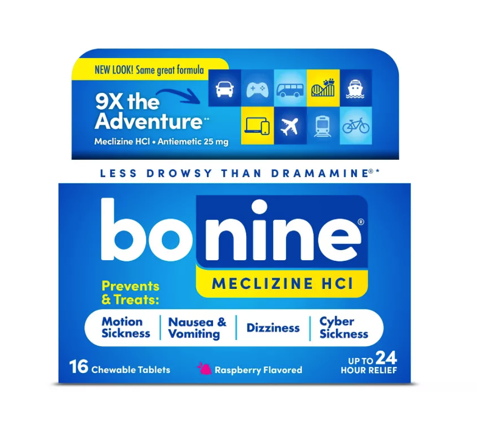 Bonine Chewable Motion-Sickness Relief Tablets
