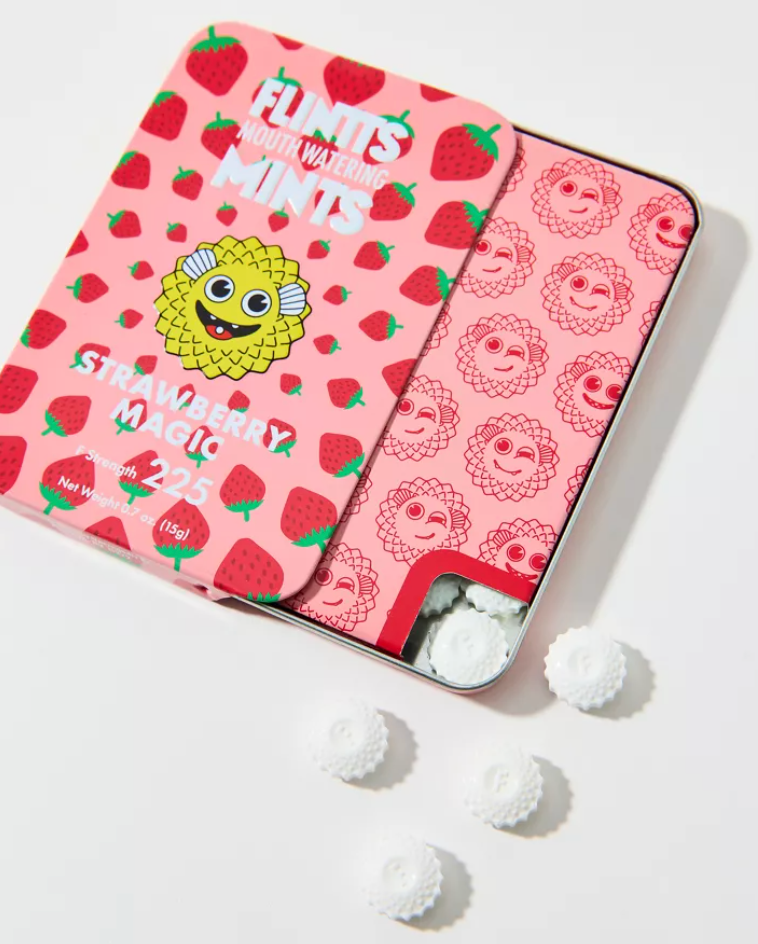 Flintts Mouth Watering Mints Strawberry Magic