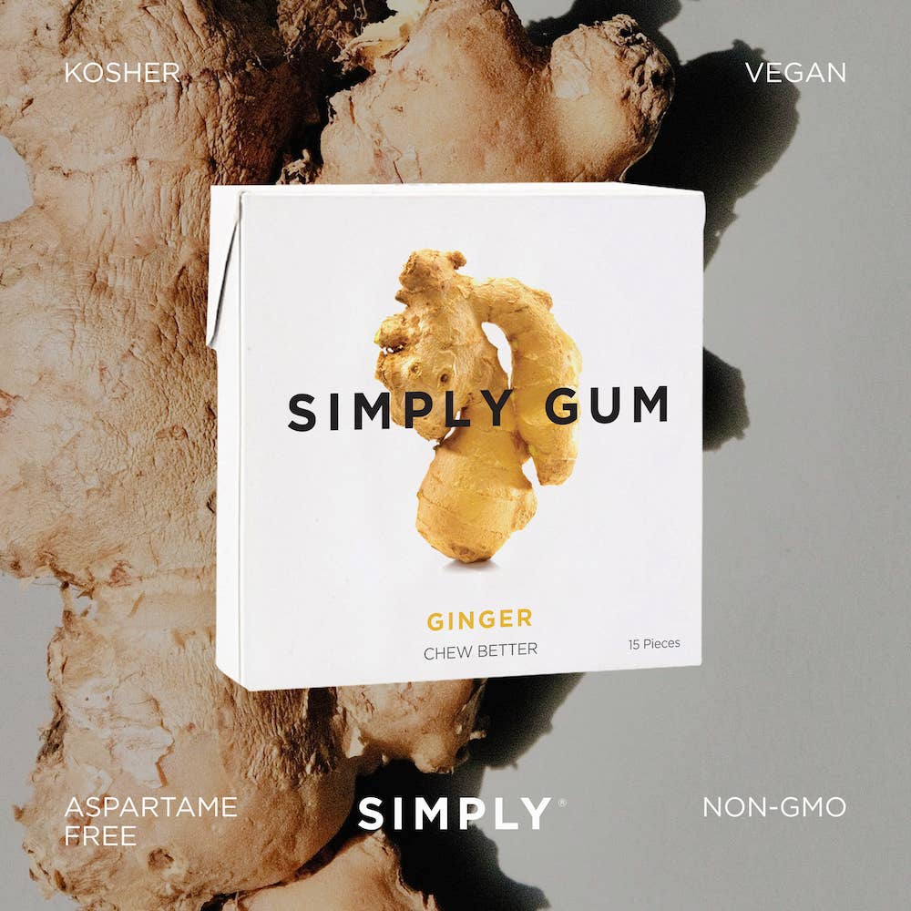 Ginger Chewing Gum - Natural + Plastic-Free