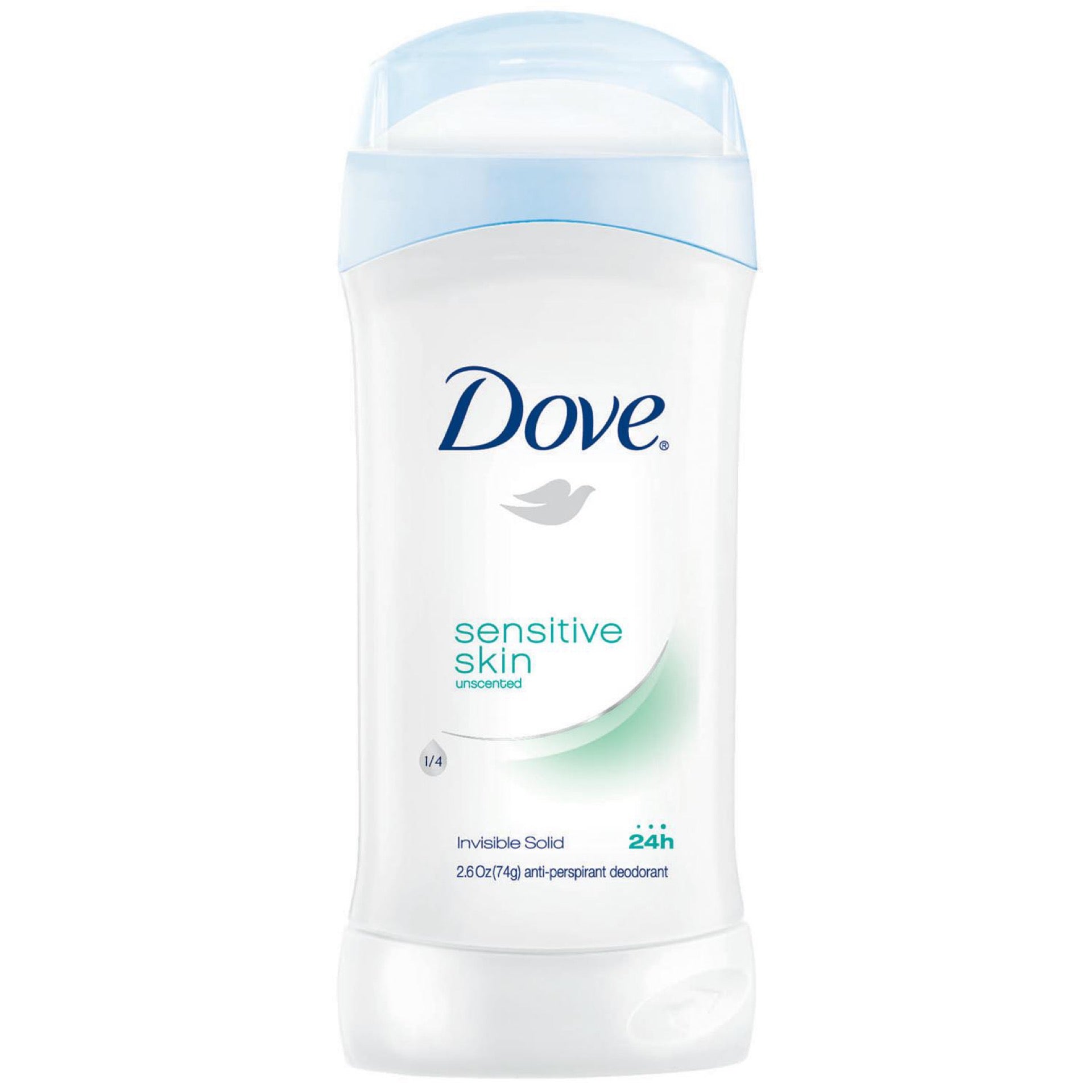 Dove Sensitive All Day Sweat & Odor Protection Antiperspirant Deodorant 2.6 Oz