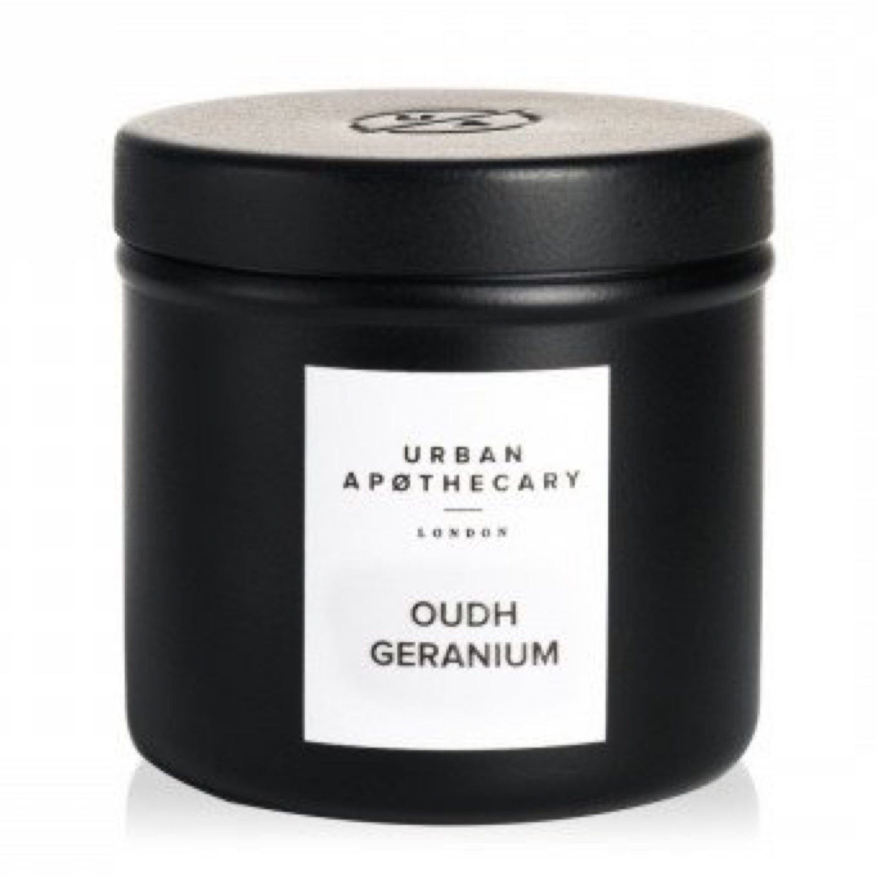 Urban Apothecary Oudh Geranium Travel Tin Candle