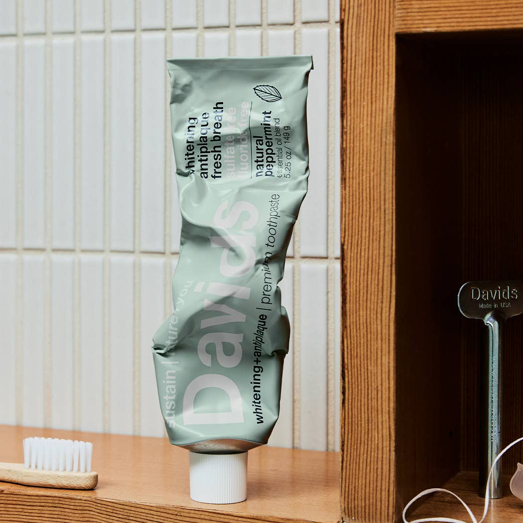 Davids premium toothpaste / peppermint - Image 2