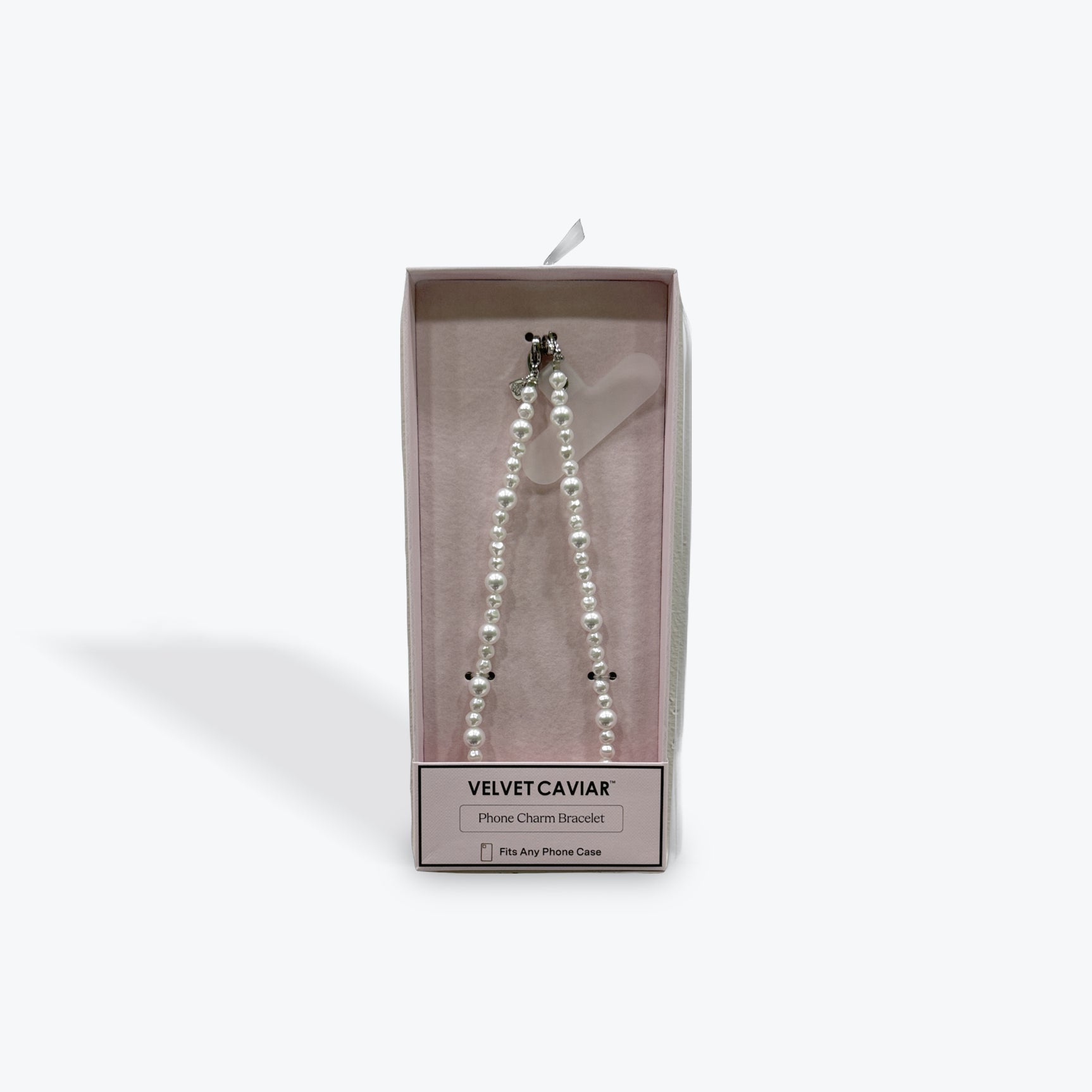 White Pearl - Velvet Caviar Phone Charm Bracelet
