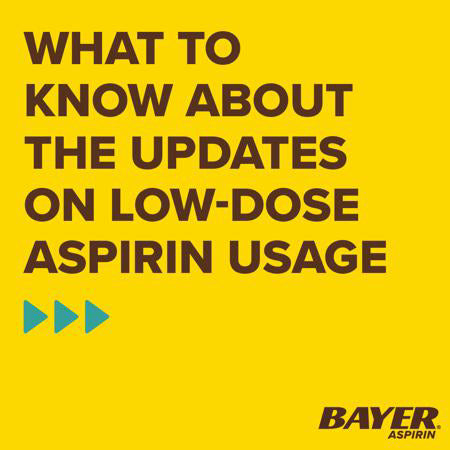 Bayer Low Dose Aspirin 81mg Regimen Pain Reliever Coated Tablets (NSAID)