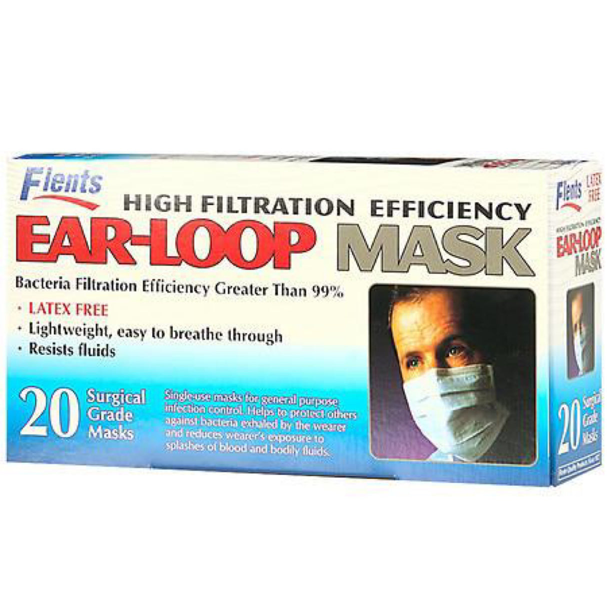 Flents Earloop Masks 20 pack