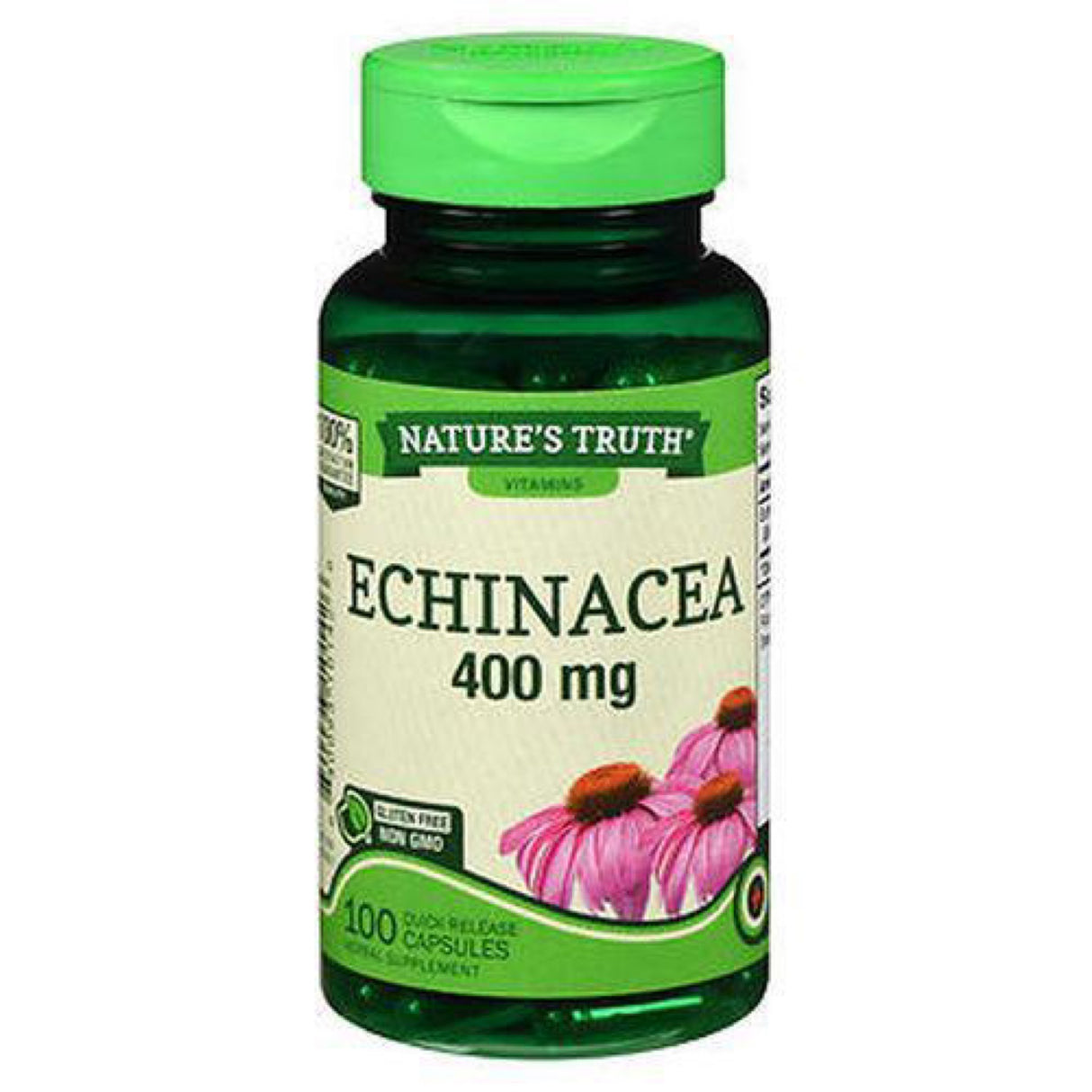 Echinacea Extract Capsules | 400 mg | 100 Count | Non-GMO & Gluten Free | by Nature S Truth