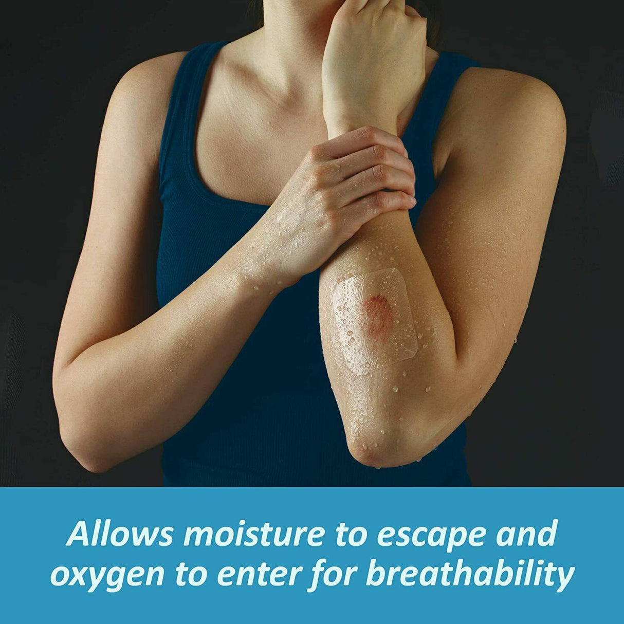 NexcaretM TegadermTM Waterproof Transparent Dressing, H1624, 2-3/8 in x 2 3/4 in