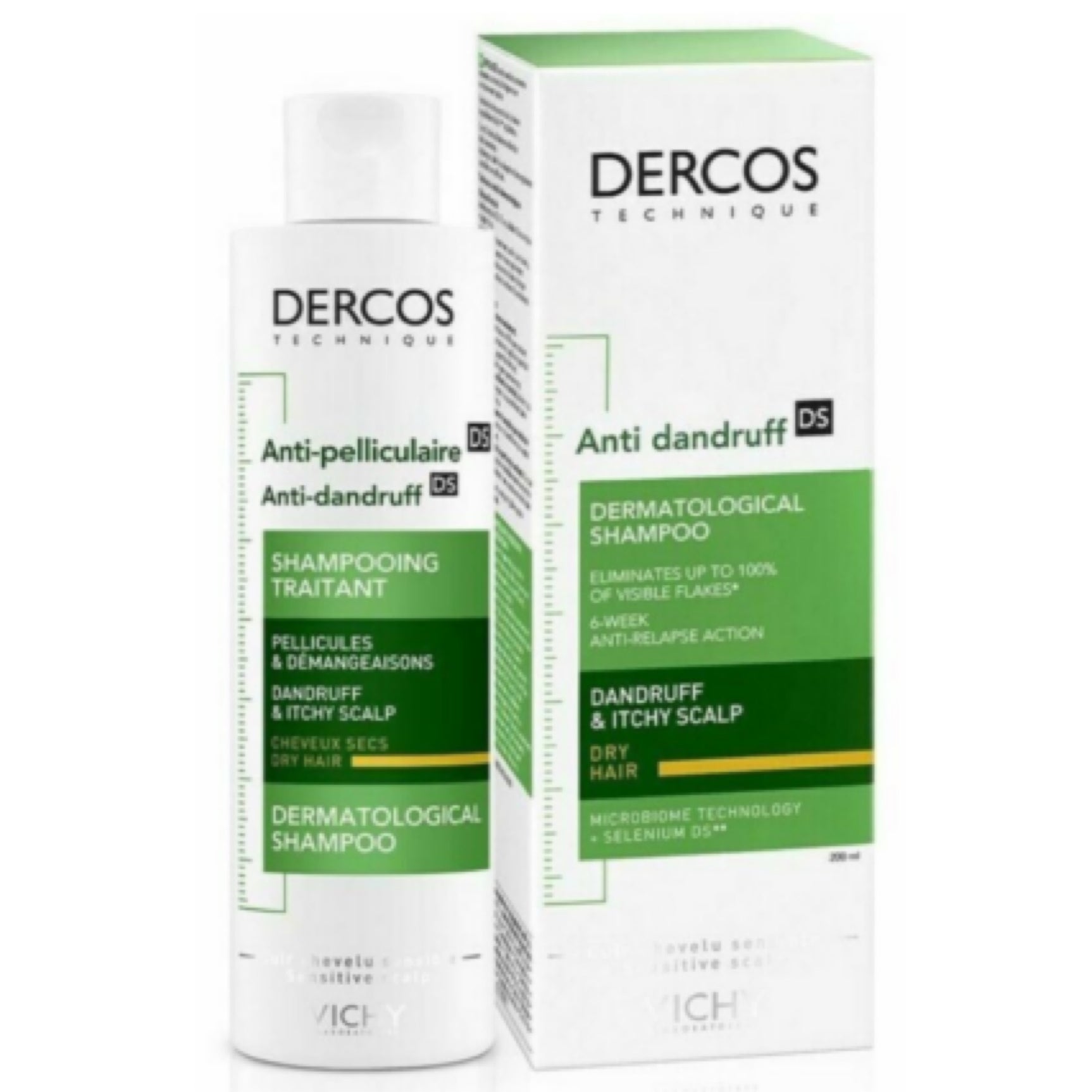 Vichy Dercos Technique Champú Anticaspa Acción Avanzada