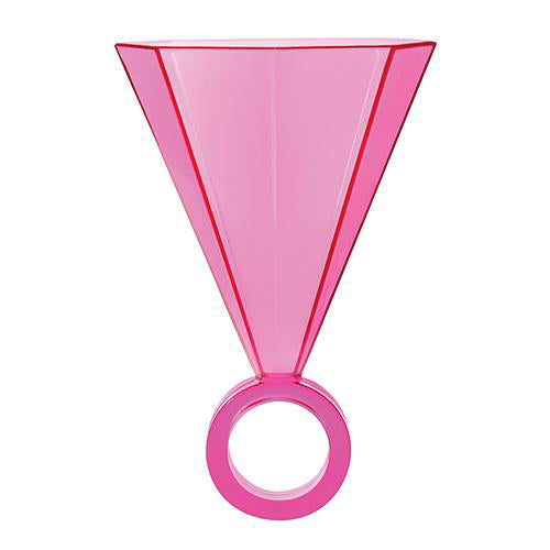 3 oz Diamond Shaped Ring Shot Glass