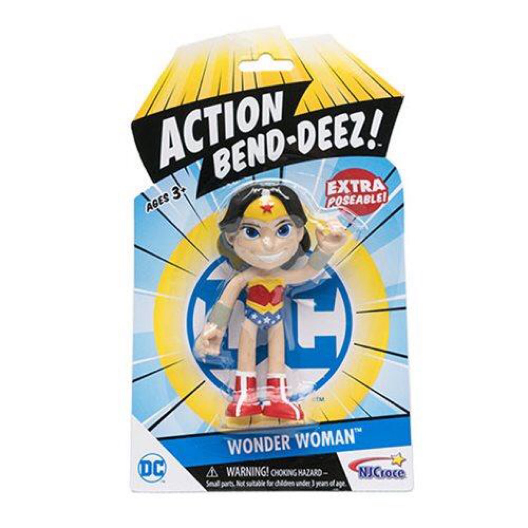 NJ Croce DC Comics Action Bend-deez! Wonder Woman Action Figure