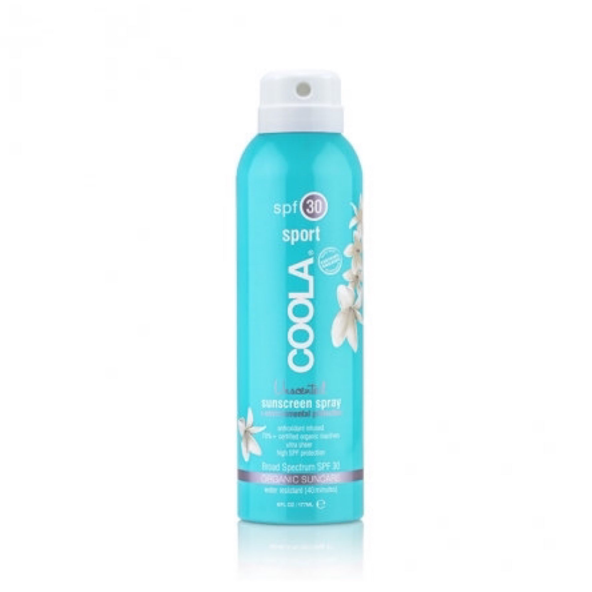 Coola sunscreen spray unscented SPF 30 6 fl oz