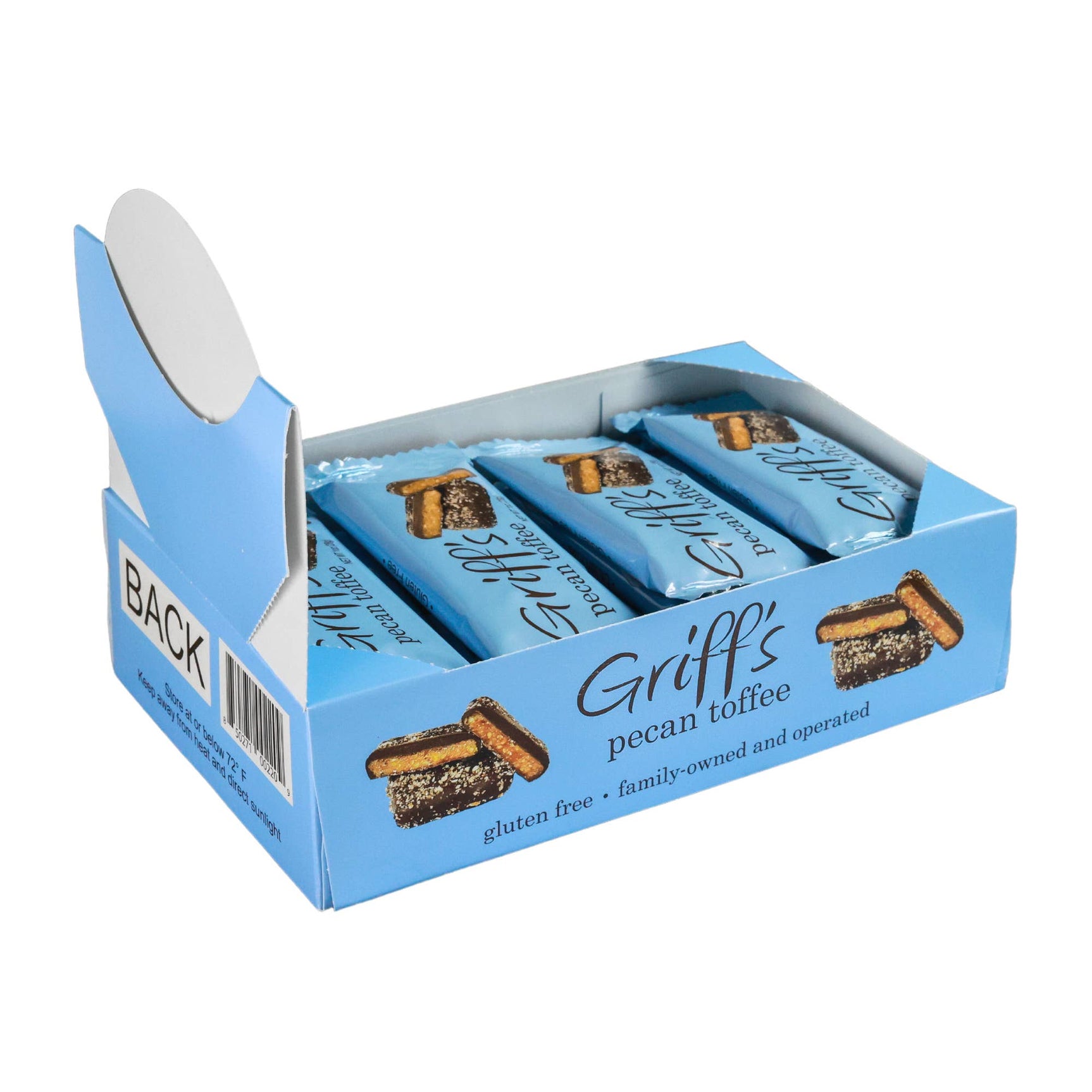 Griff’s Griff's Pecan Toffee - 1oz Dark Chocolate Toffee - Image 10