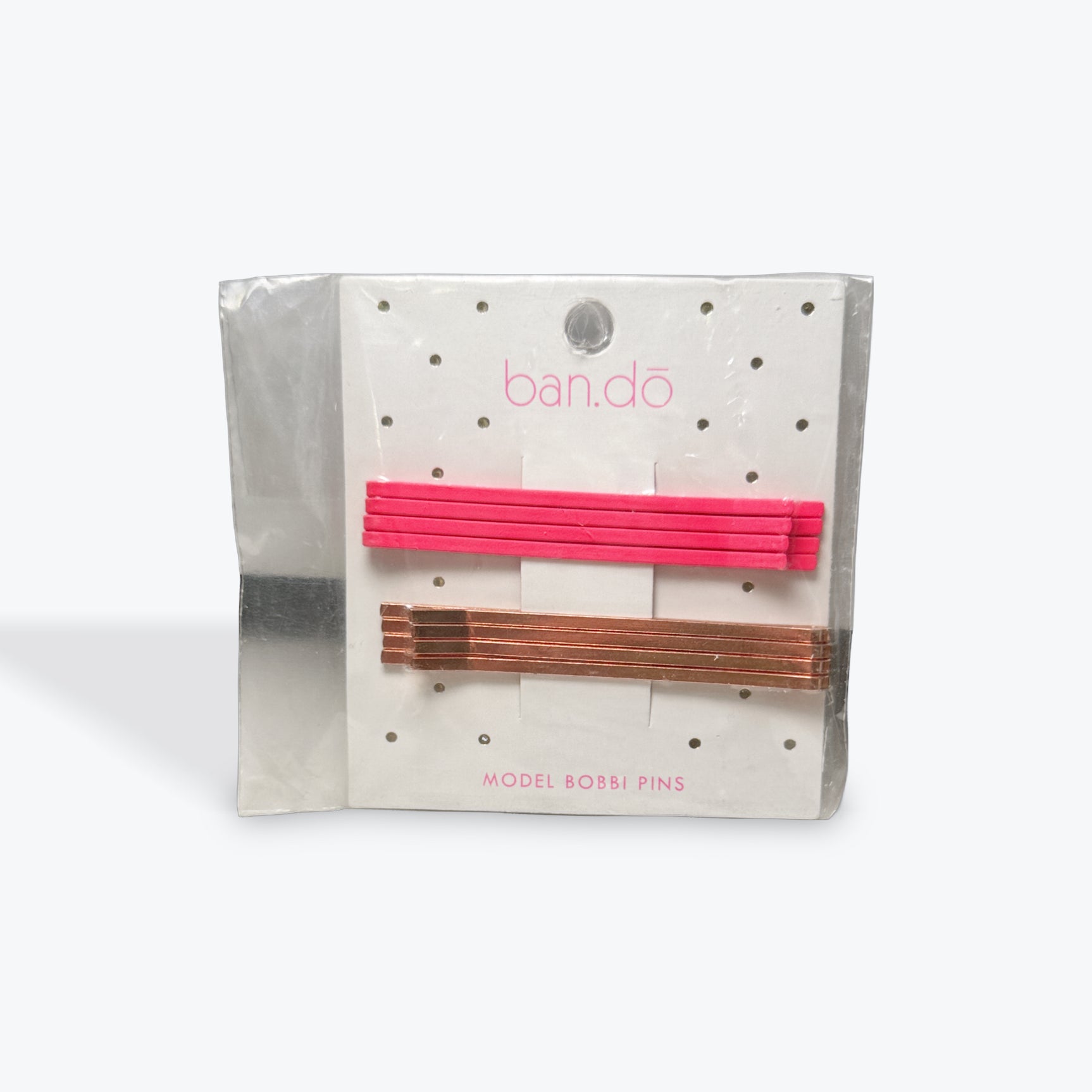 Ban.do Model Bobbi Pins Neon Pink Rose Gold